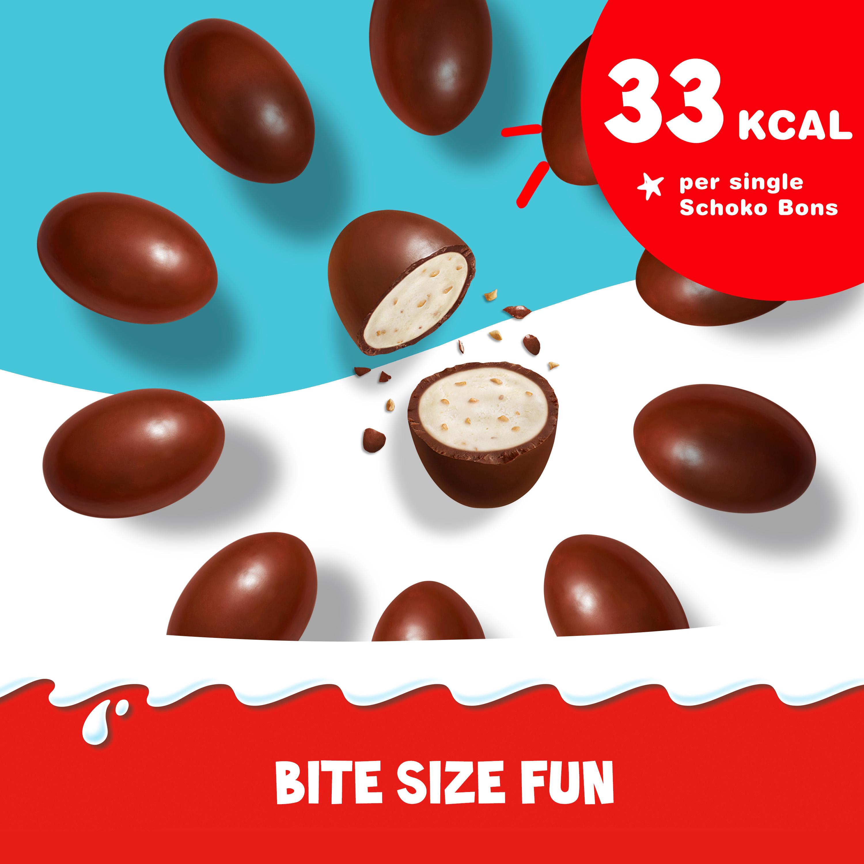 Kinder Milk Chocolate & Hazelnut Schoko Bons 200g thumbnail 2