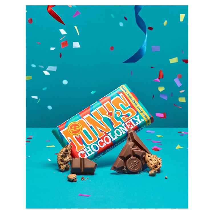 Tony's Chocolonely Milk Chocolate Chip Cookie 180g thumbnail 4