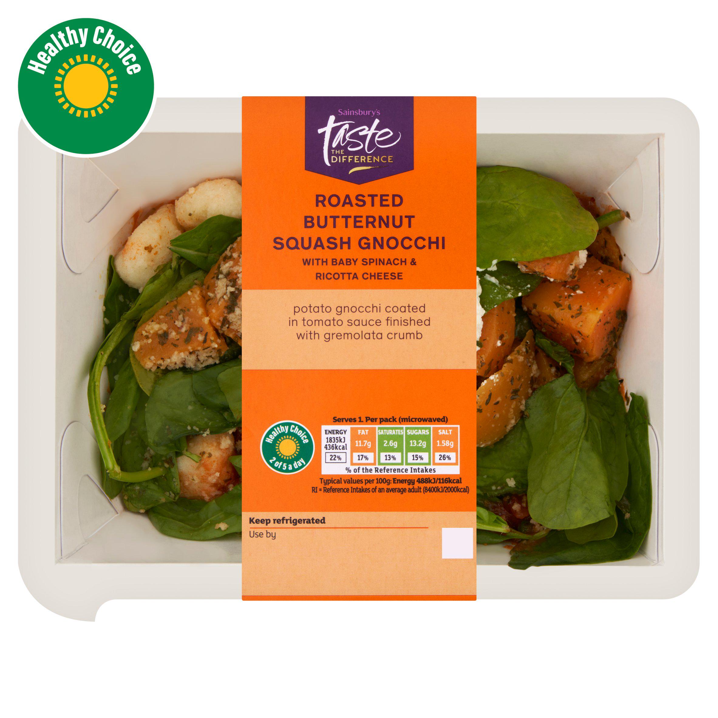 Sainsbury's Roasted Butternut Squash Gnocchi, Taste the Difference 400g
