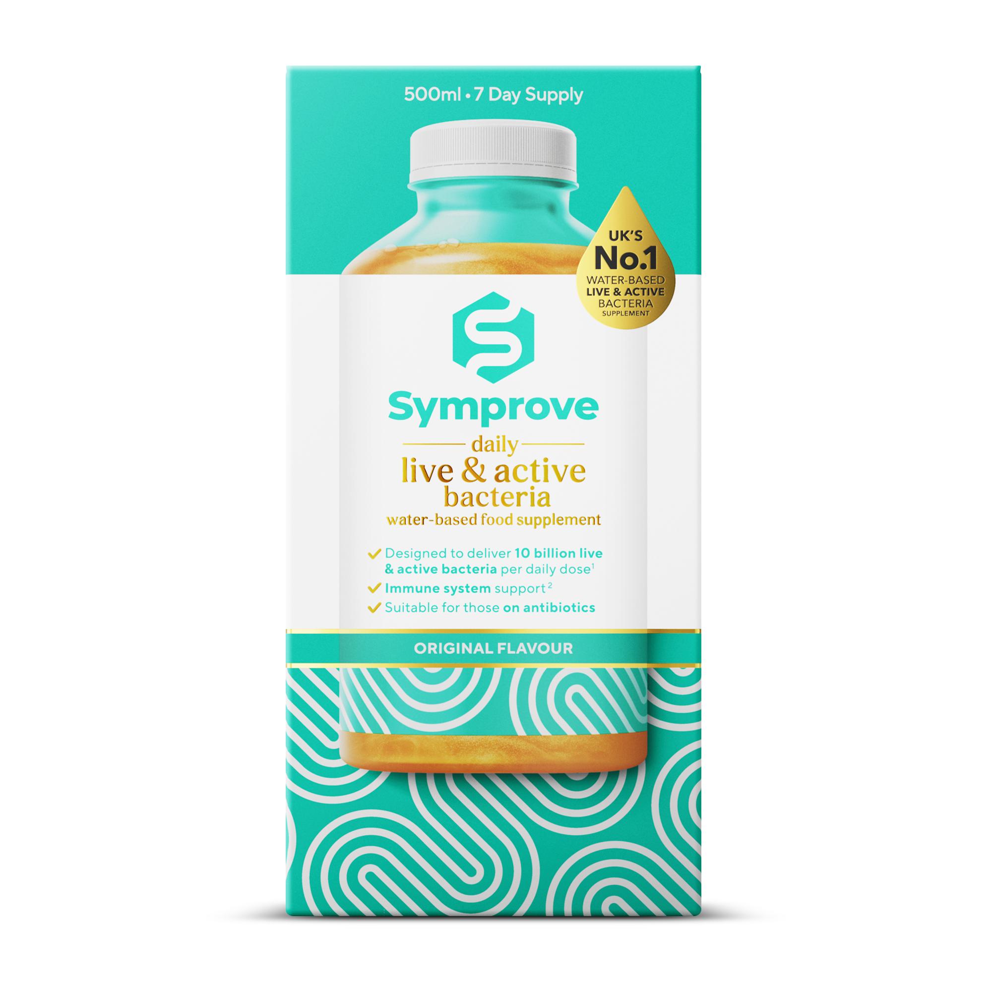 Symprove Daily Live & Active Bacteria Original Flavour Water Based Food Supplement 500ml thumbnail 2