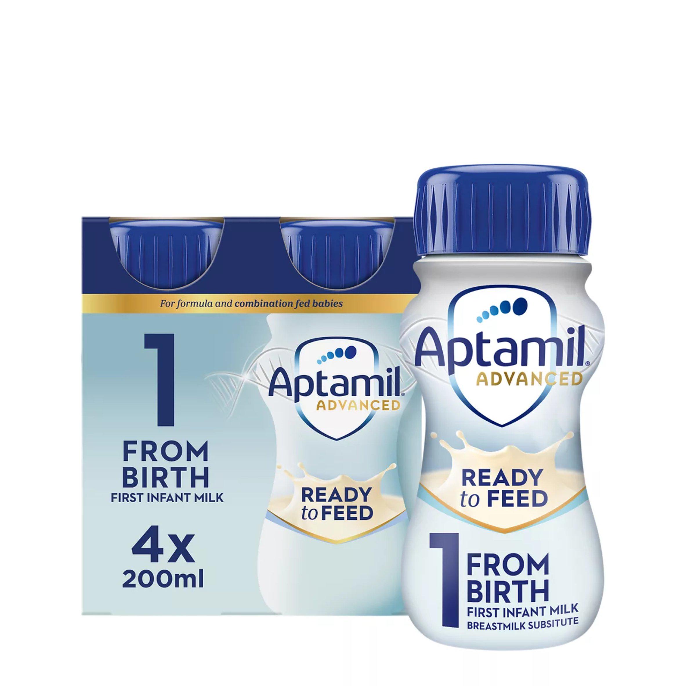 Aptamil Advanced First Infant Baby Milk Formula Liquid from Birth