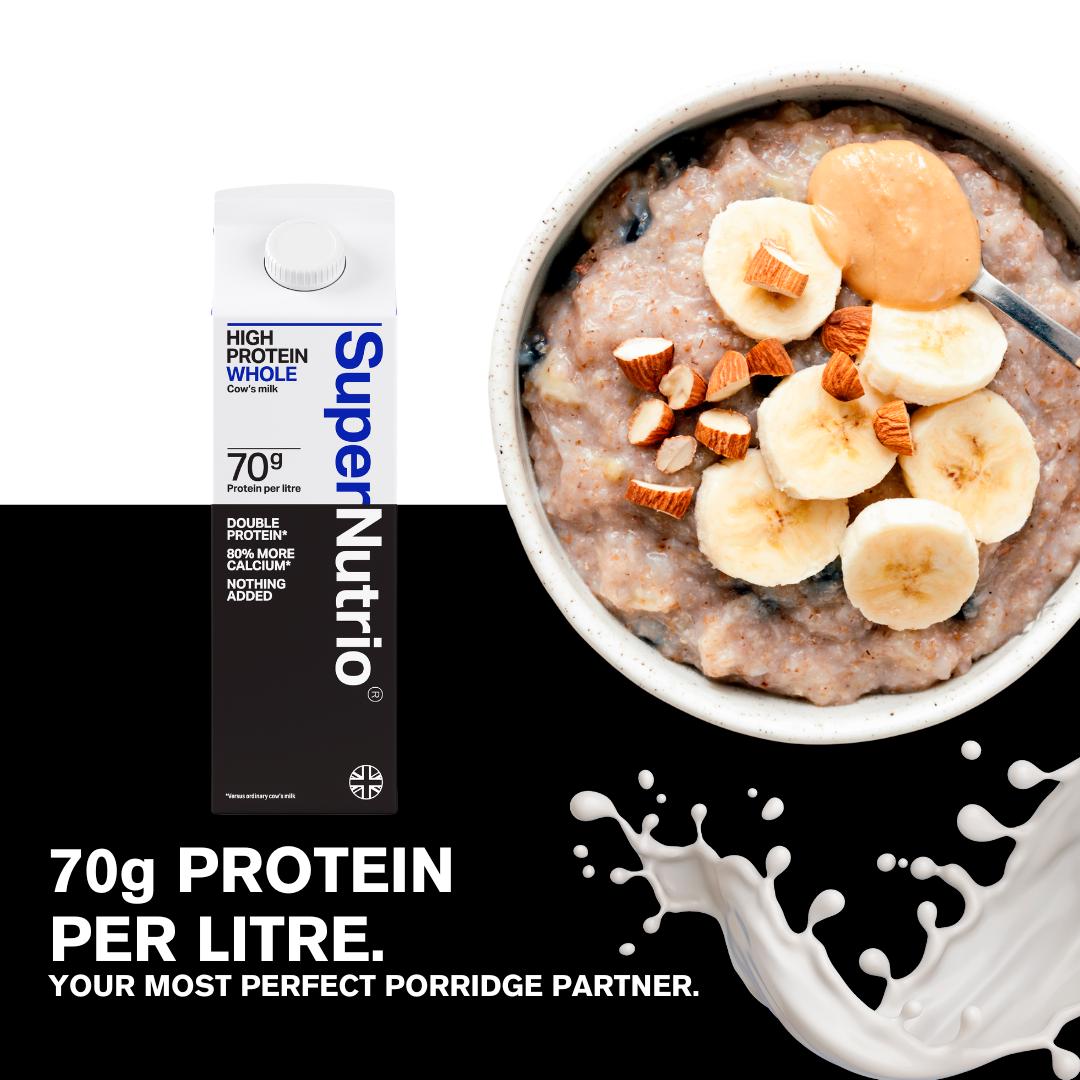 SuperNutrio High Protein Whole Cow's Milk 1L thumbnail 2