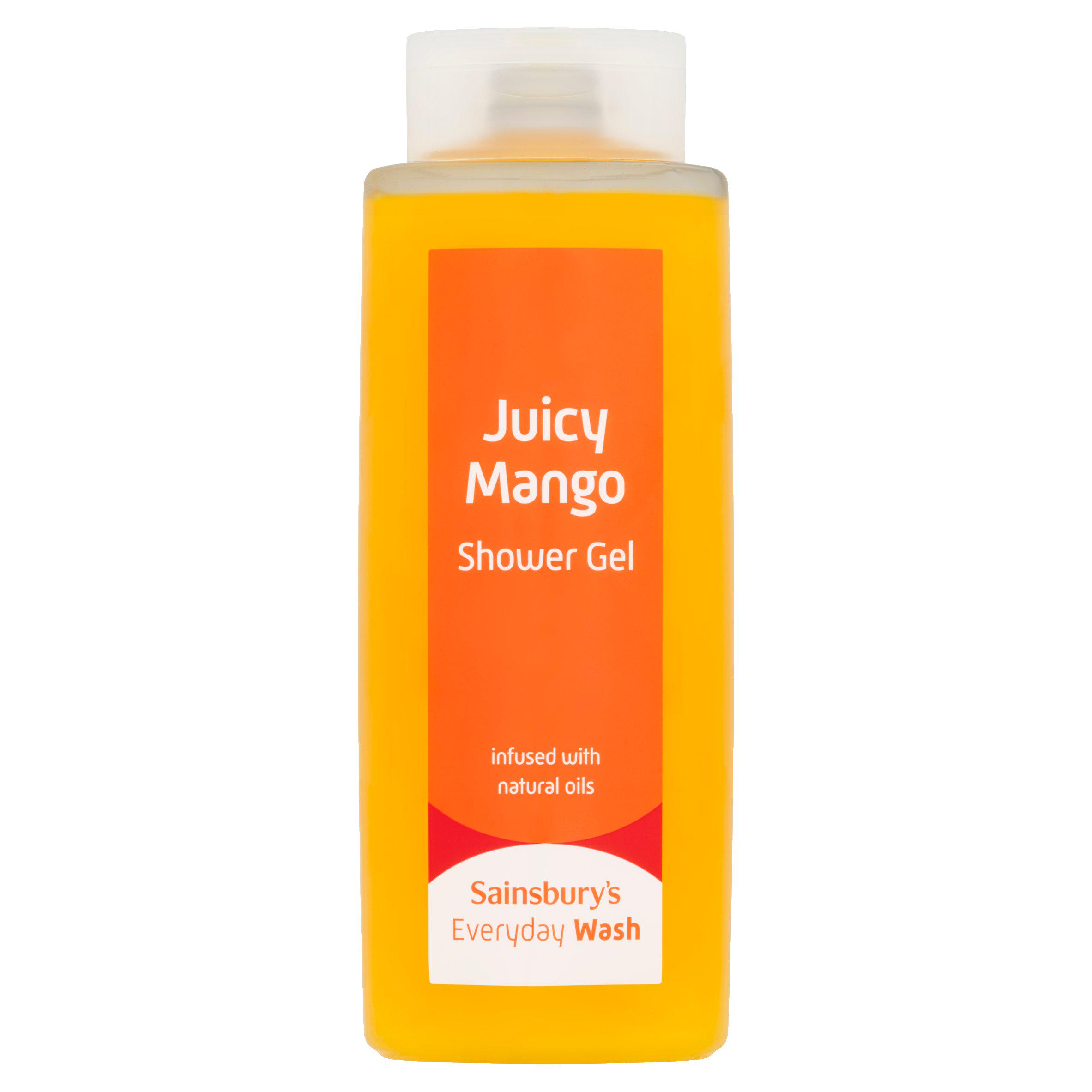 Sainsbury's Everyday Wash Juicy Mango Shower Gel 500ml