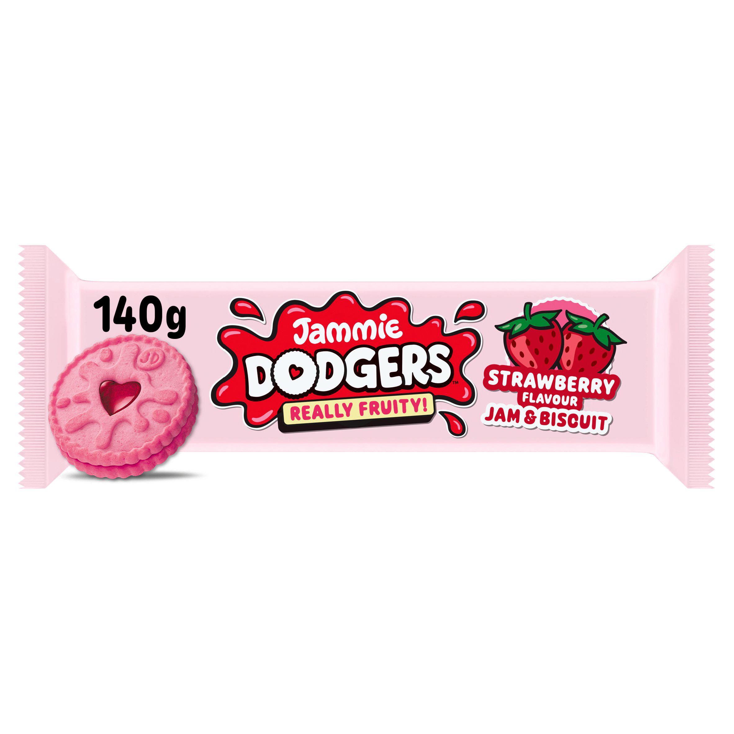 Jammie Dodgers Strawberry Flavour Jam & Biscuit 140g