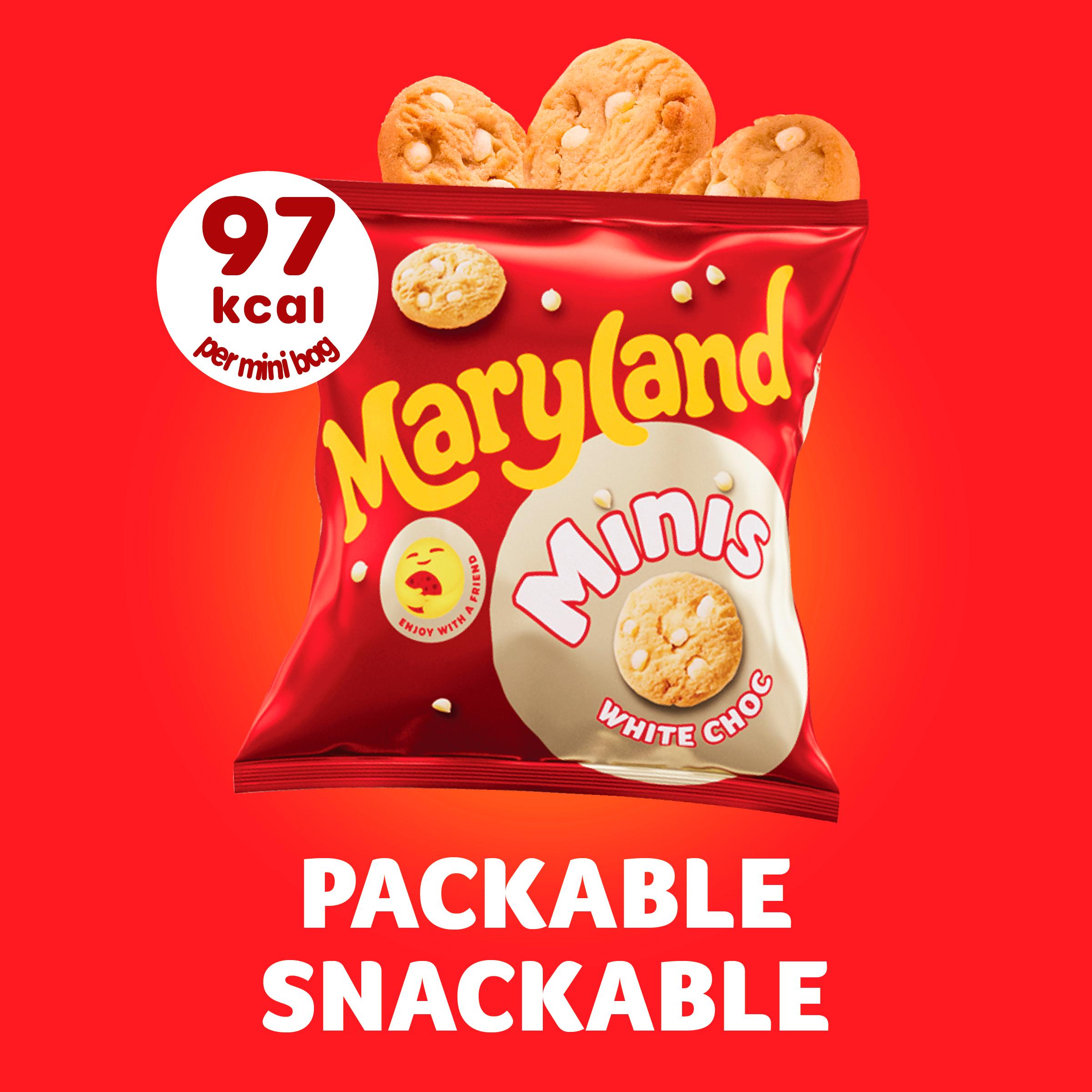 Maryland 6 Cookies Minis White Multipacks Chocolate Chip thumbnail 3