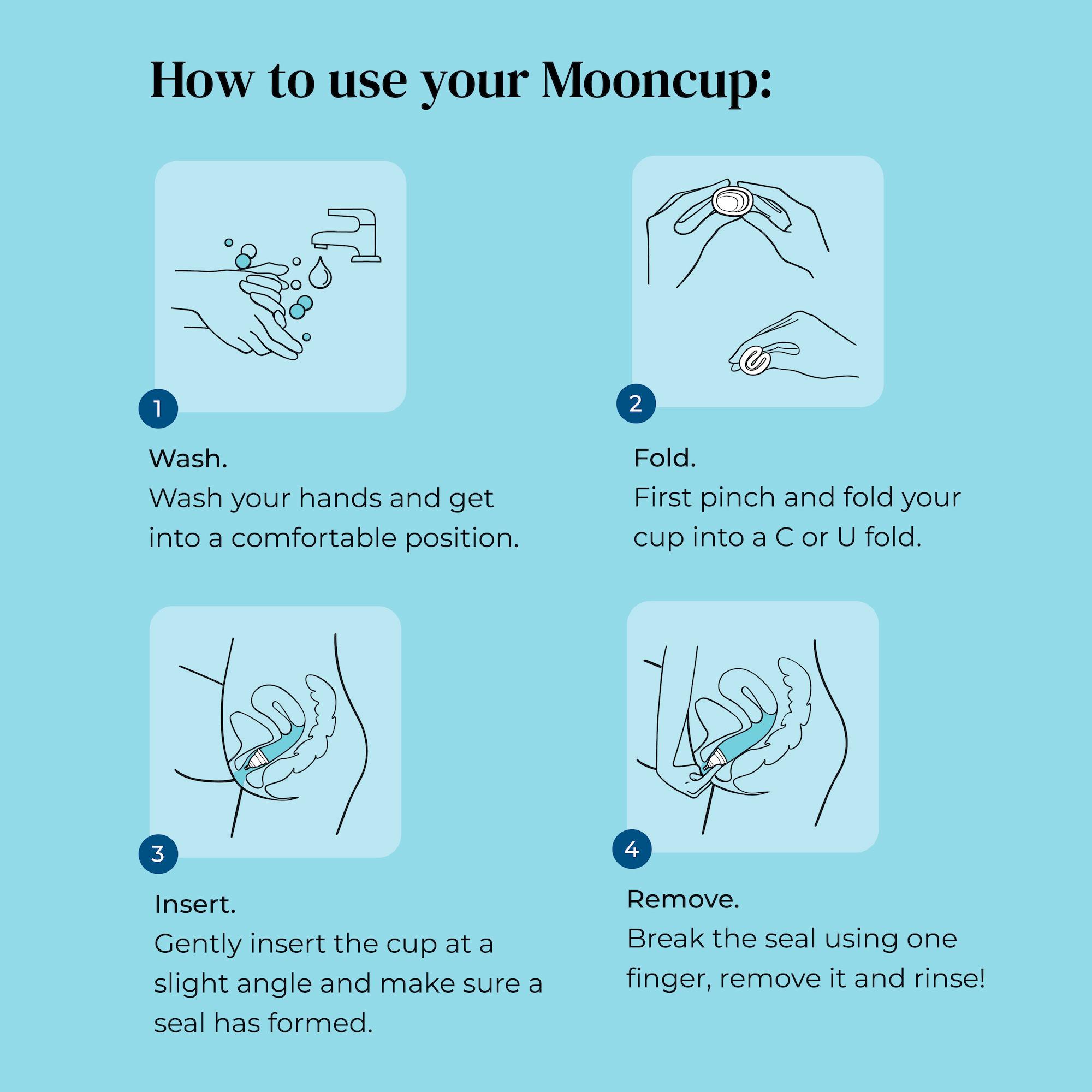 Mooncup Size B Original Menstrual Cup thumbnail 4