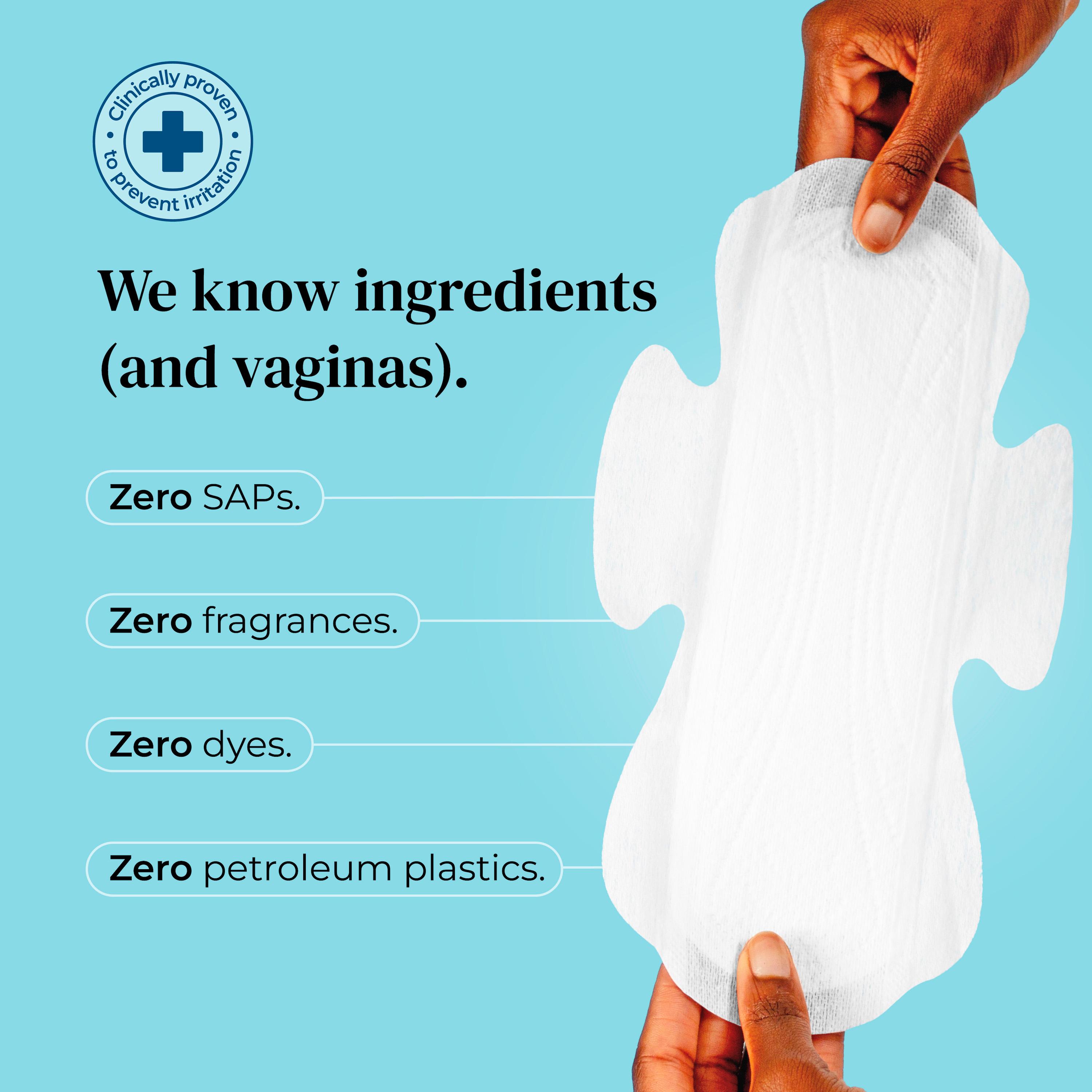 Mooncup 10 Heavy Night Wing Pads with Wings Organic Sanitary Towels thumbnail 3