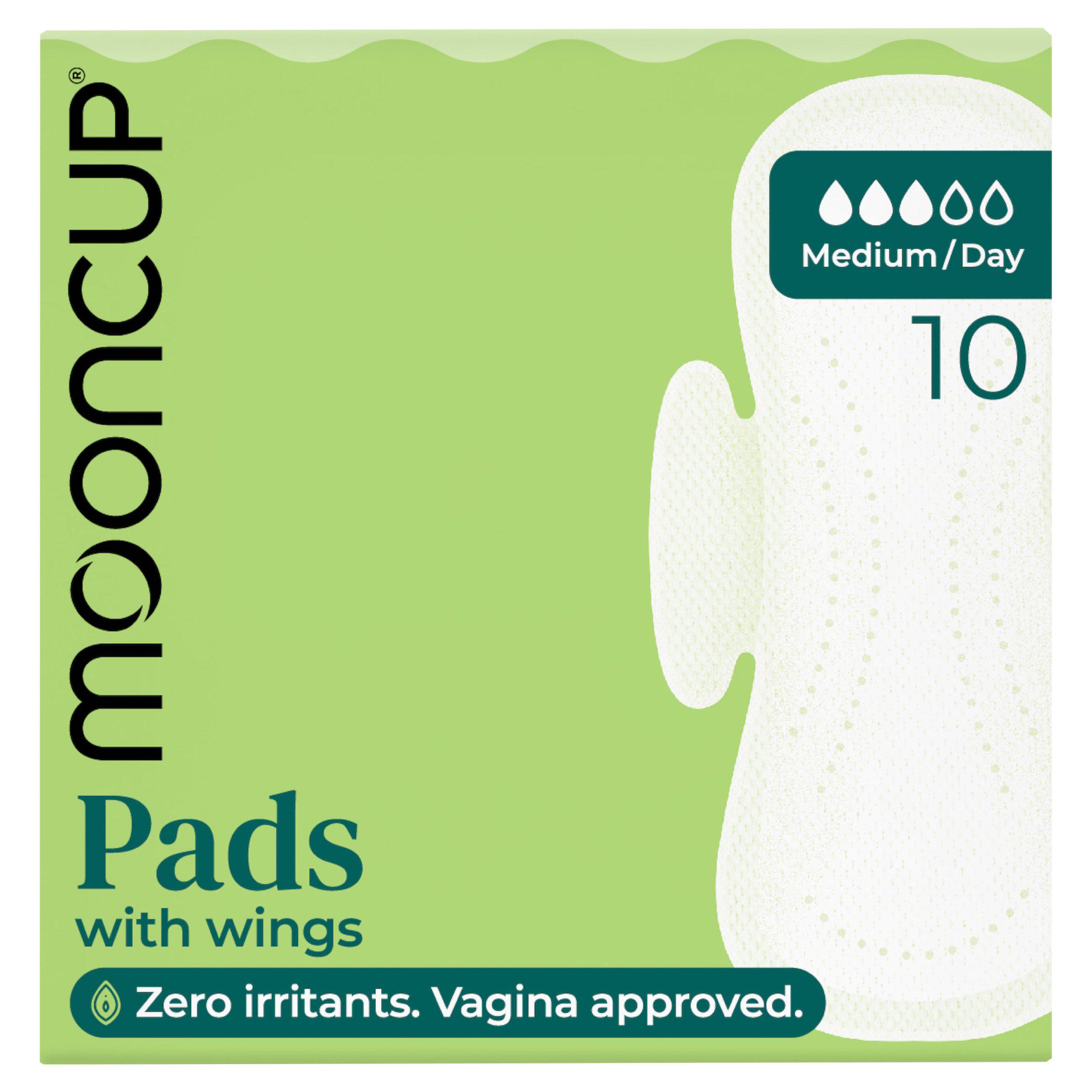 &SISTERS by Mooncup Organic Cotton Pads, Medium/Day