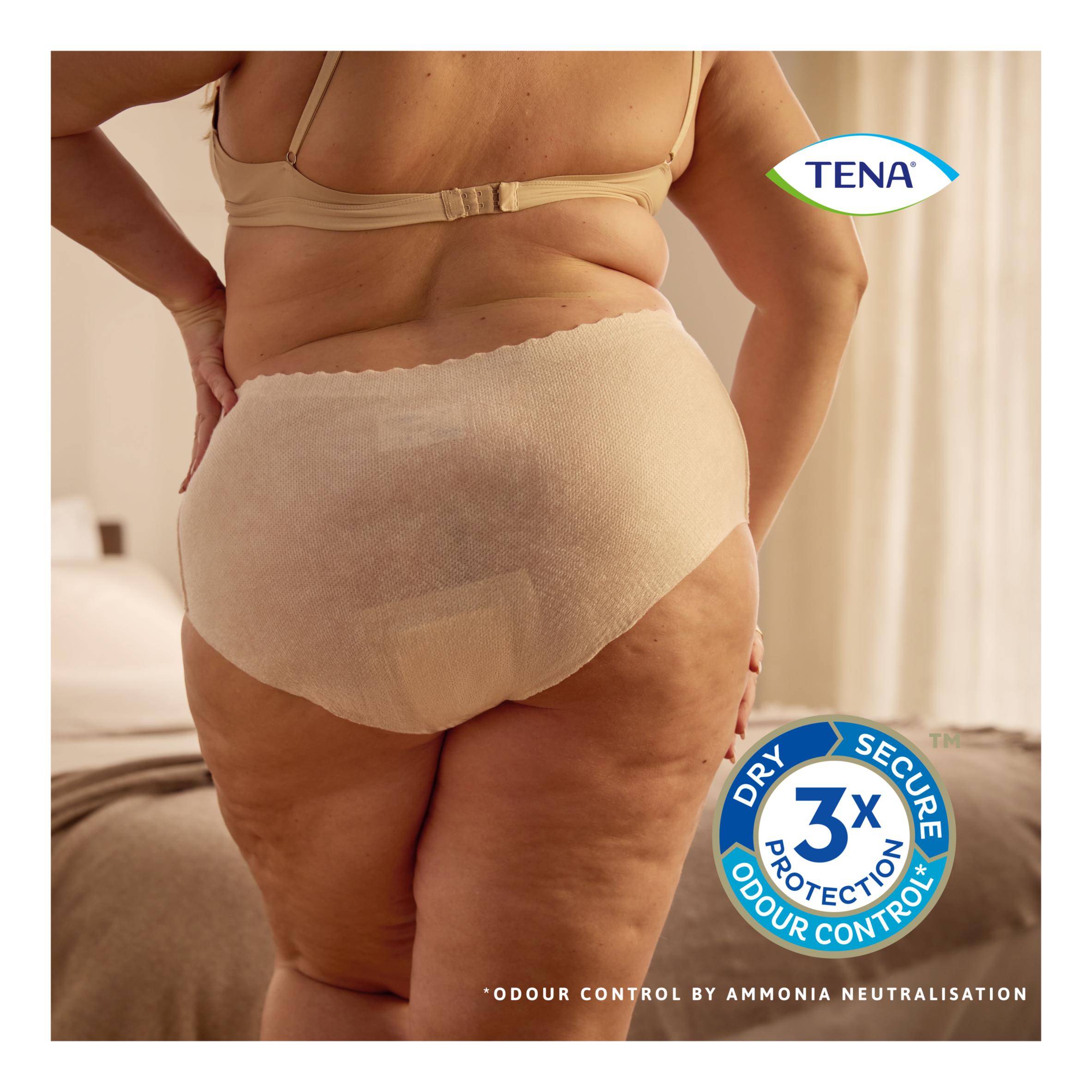 TENA Silhouette Incontinence Pants Cream M Pack x9 thumbnail 5