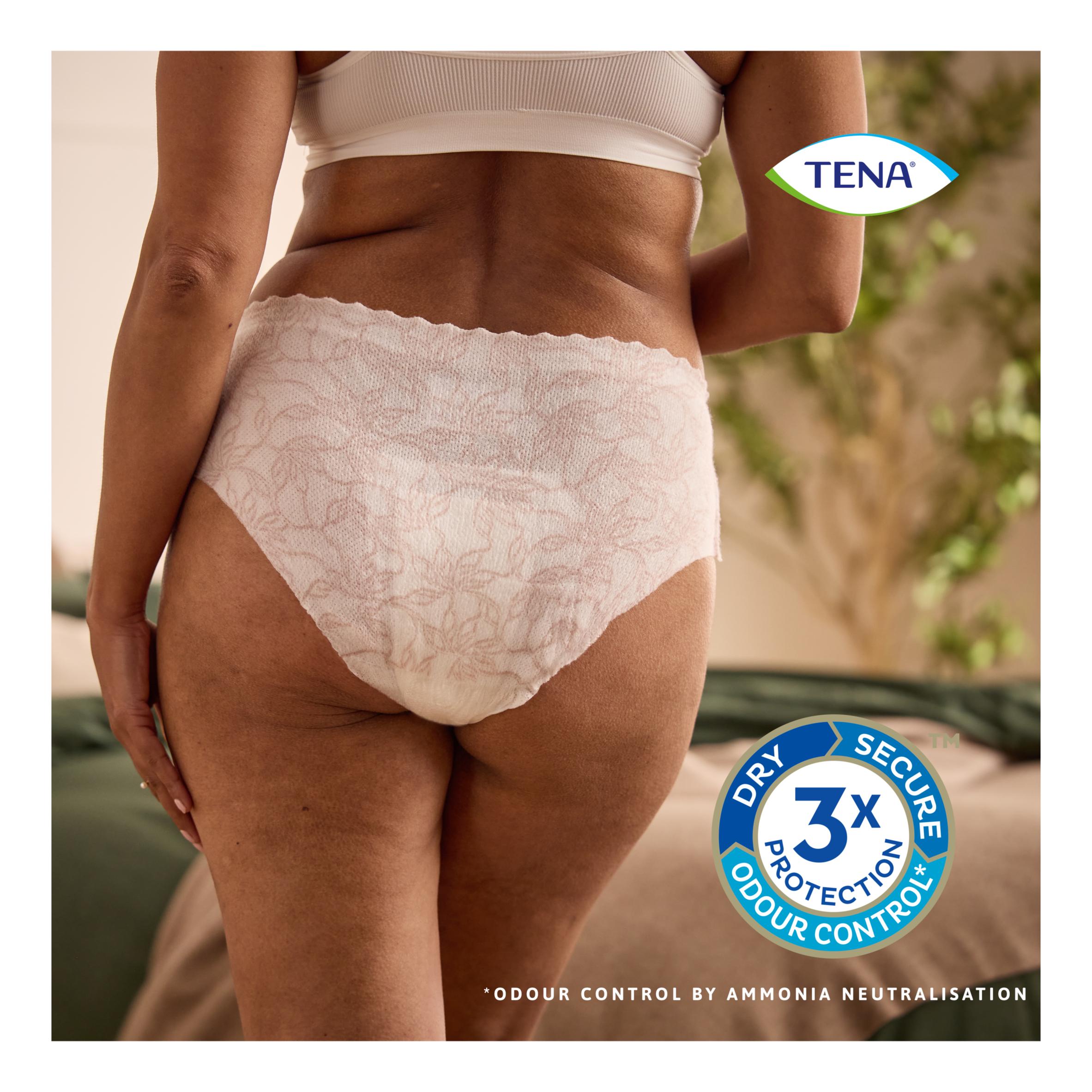 Tena Silhouette Incontinence Pants White M Pack x12 thumbnail 5