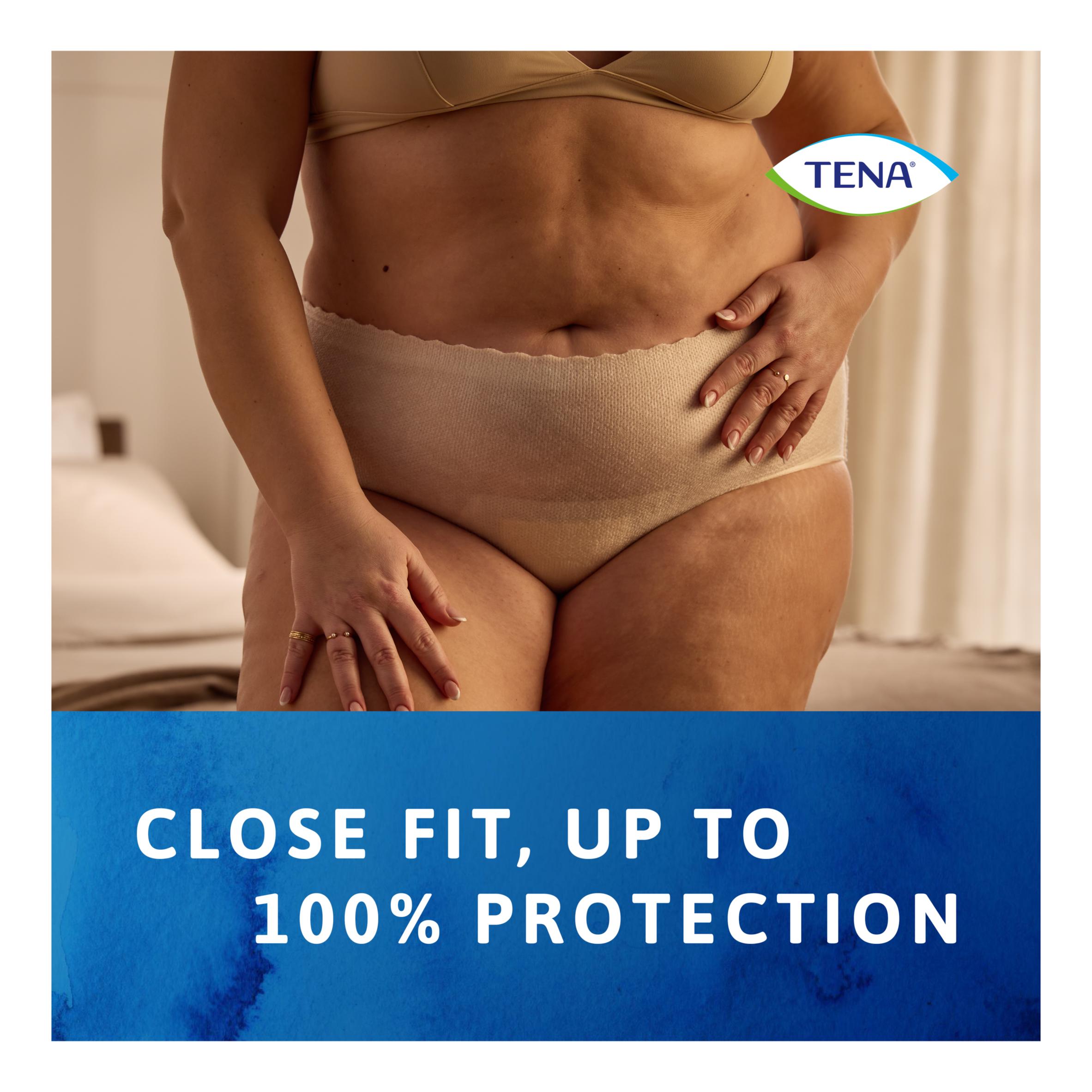 Tena Silhouette Incontinence Pants Cream L Pack x8 thumbnail 4