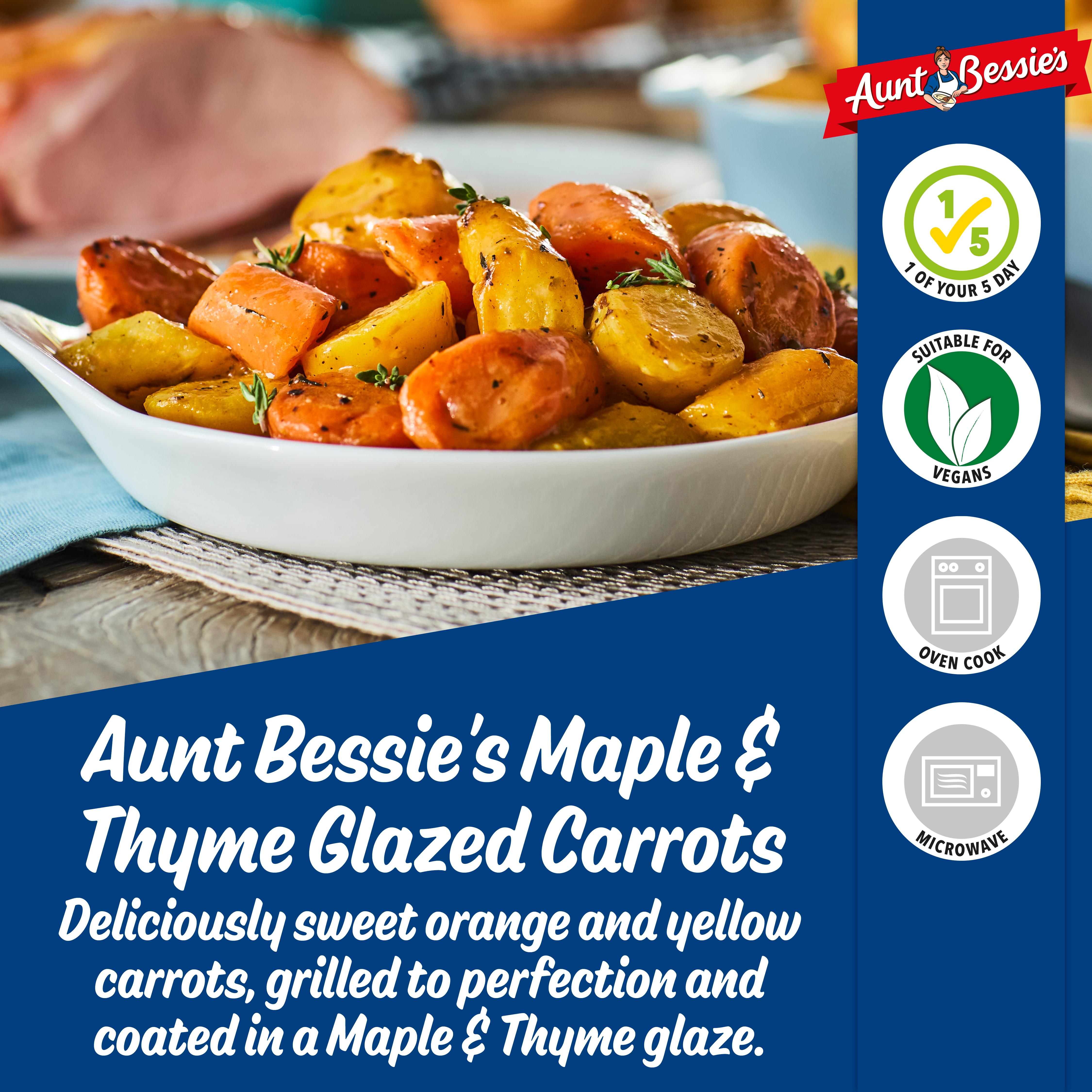 Aunt Bessie's Maple & Thyme Glazed Carrots 500g thumbnail 2