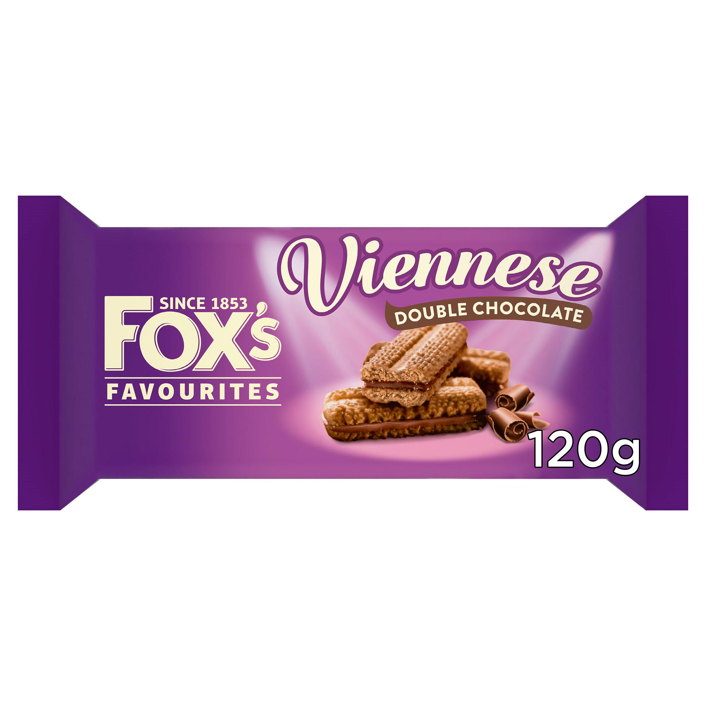 Fox's 120g Biscuits Double Chocolate Viennese