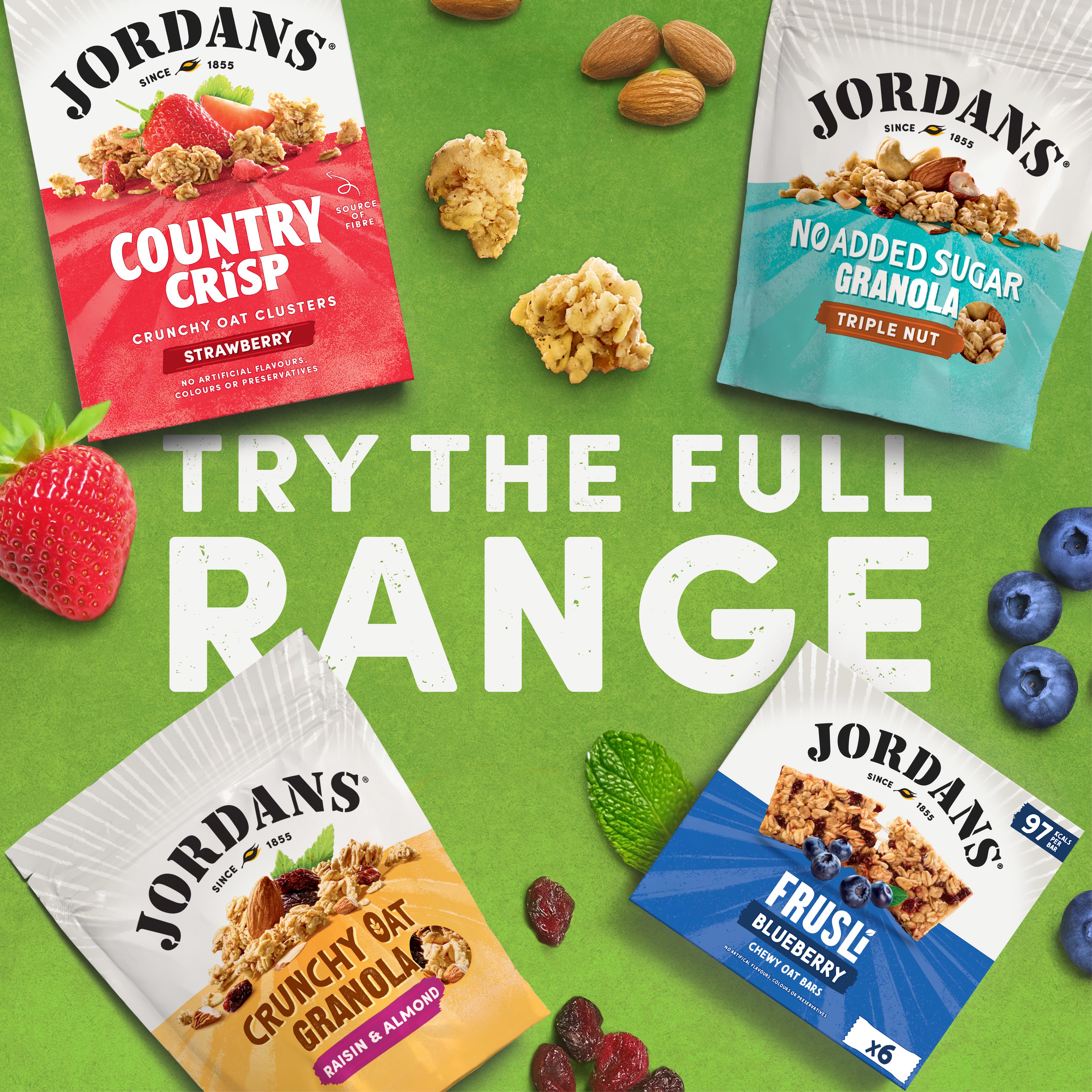 Jordans No Added Sugar Apple & Berry Granola Breakfast Cereal 425g thumbnail 4