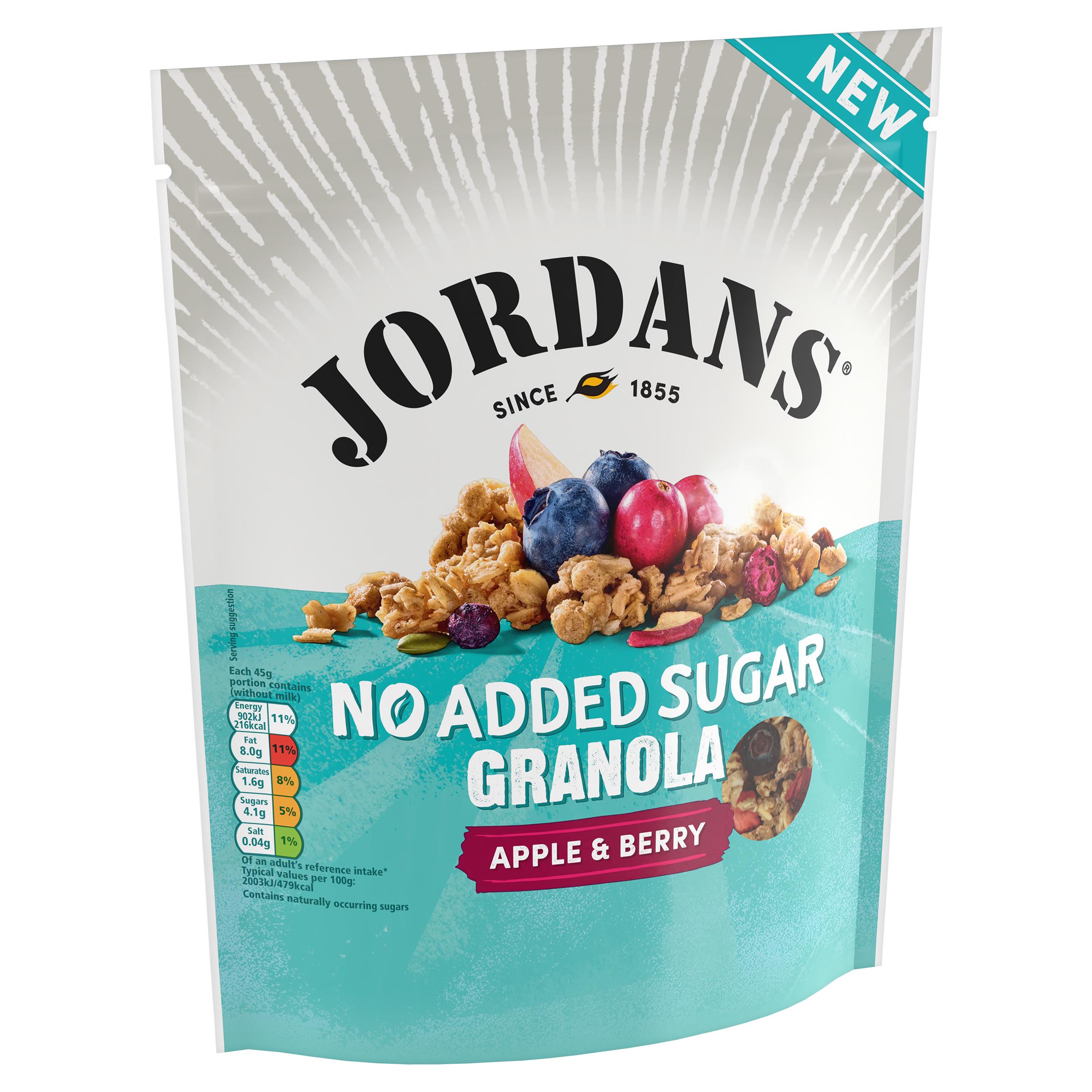 Jordans No Added Sugar Apple & Berry Granola Breakfast Cereal 425g thumbnail 5