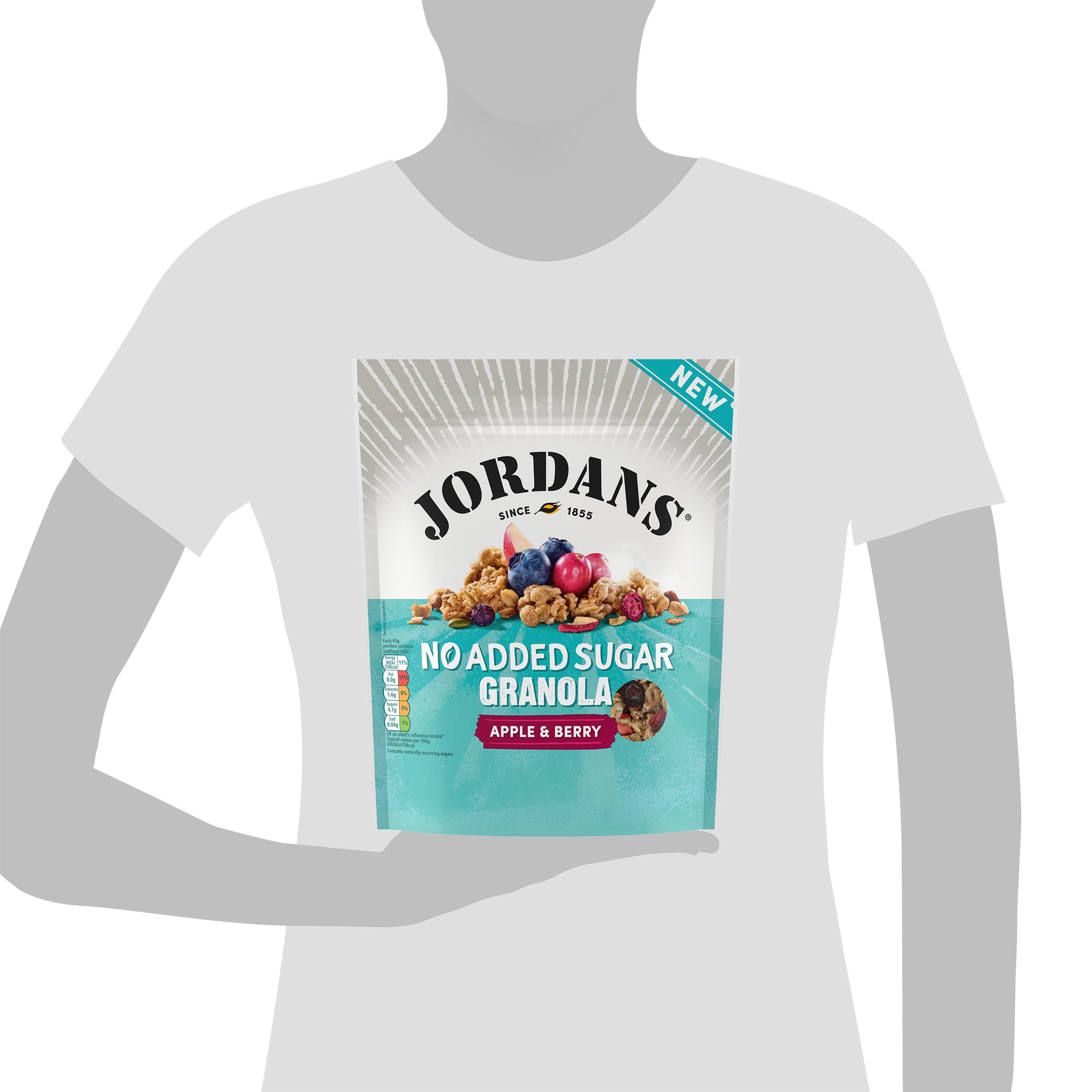 Jordans No Added Sugar Apple & Berry Granola Breakfast Cereal 425g thumbnail 6