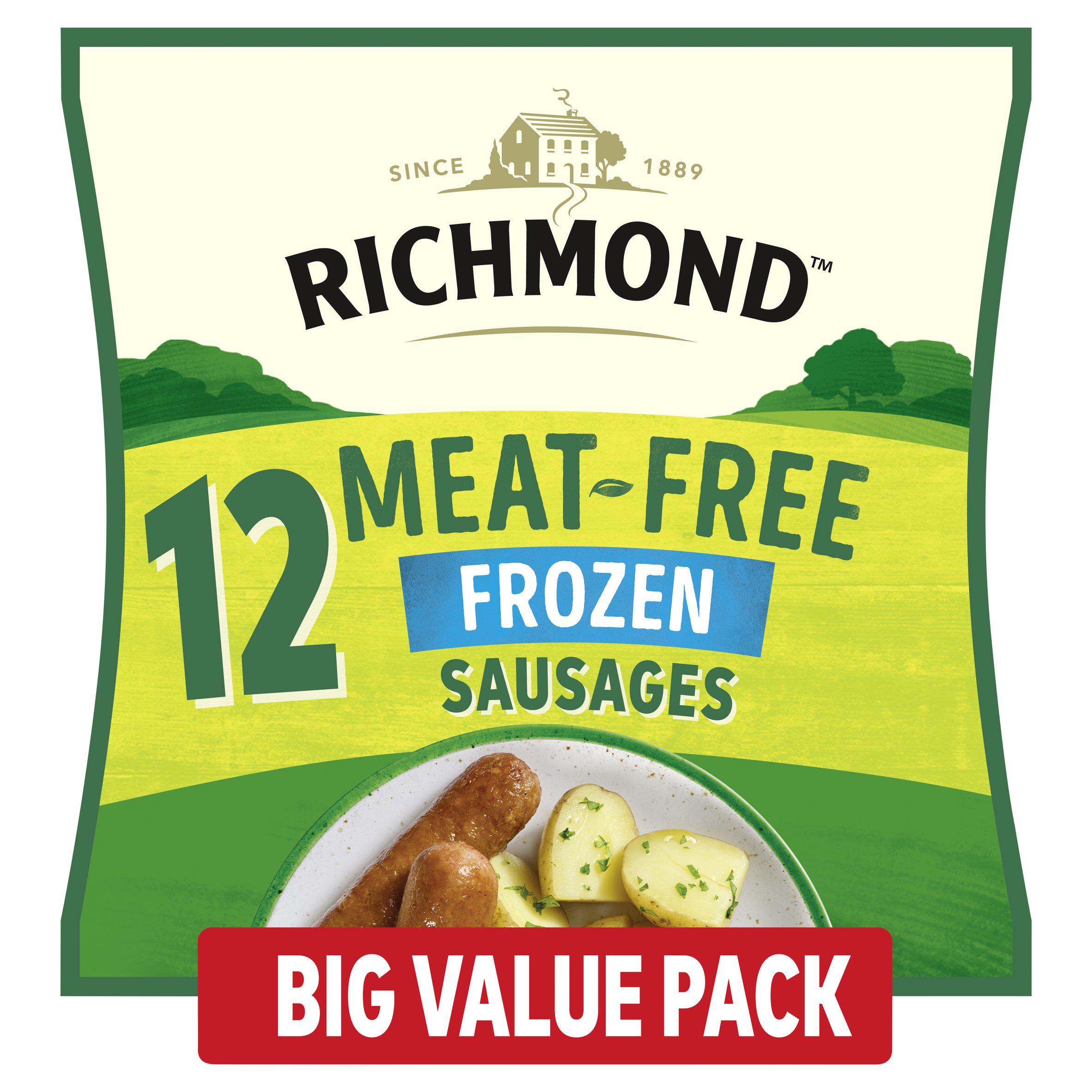 Richmond  12 Meat Free Vegan Sausages 456g