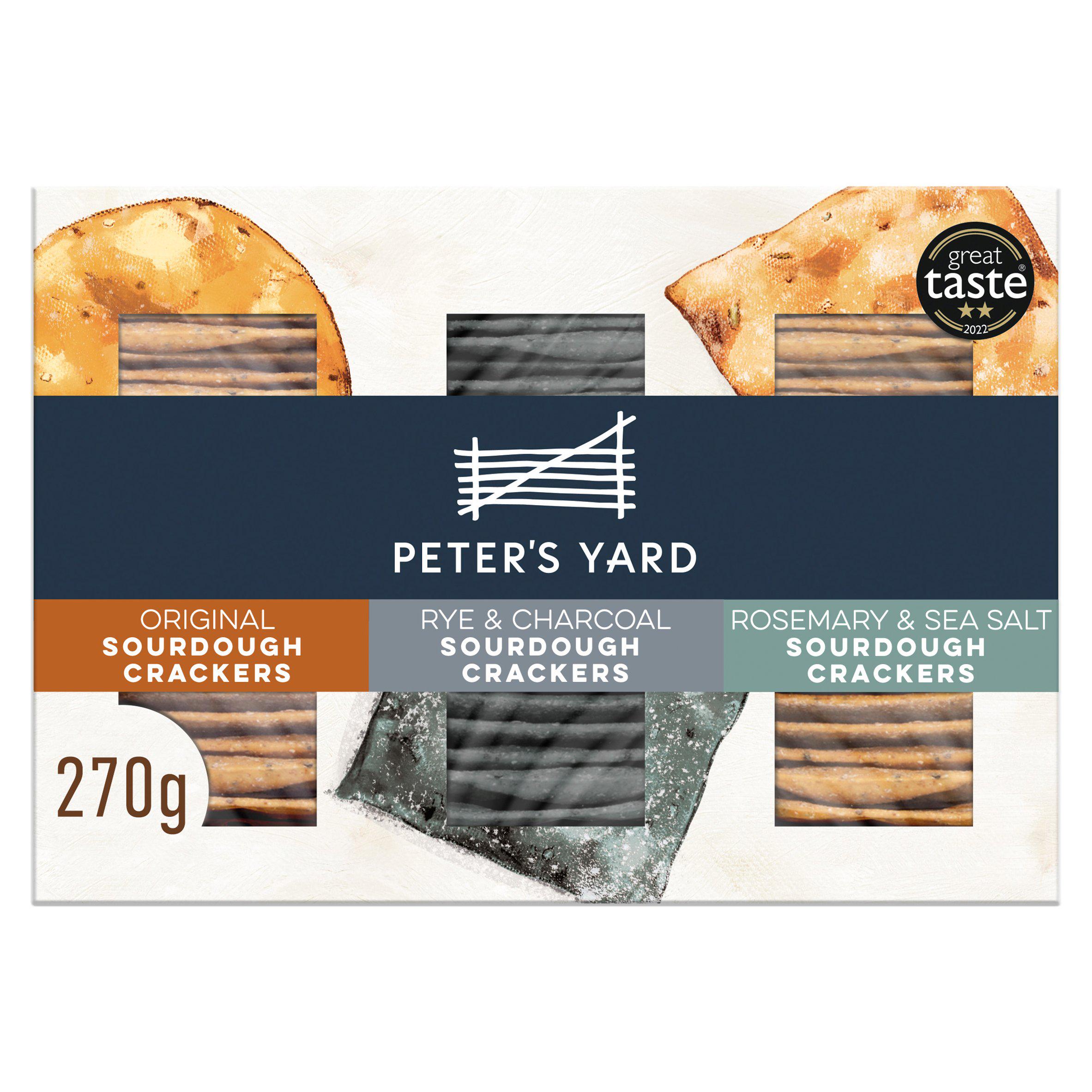 Peter's Yard Sourdough Crackers Selection Box 270g