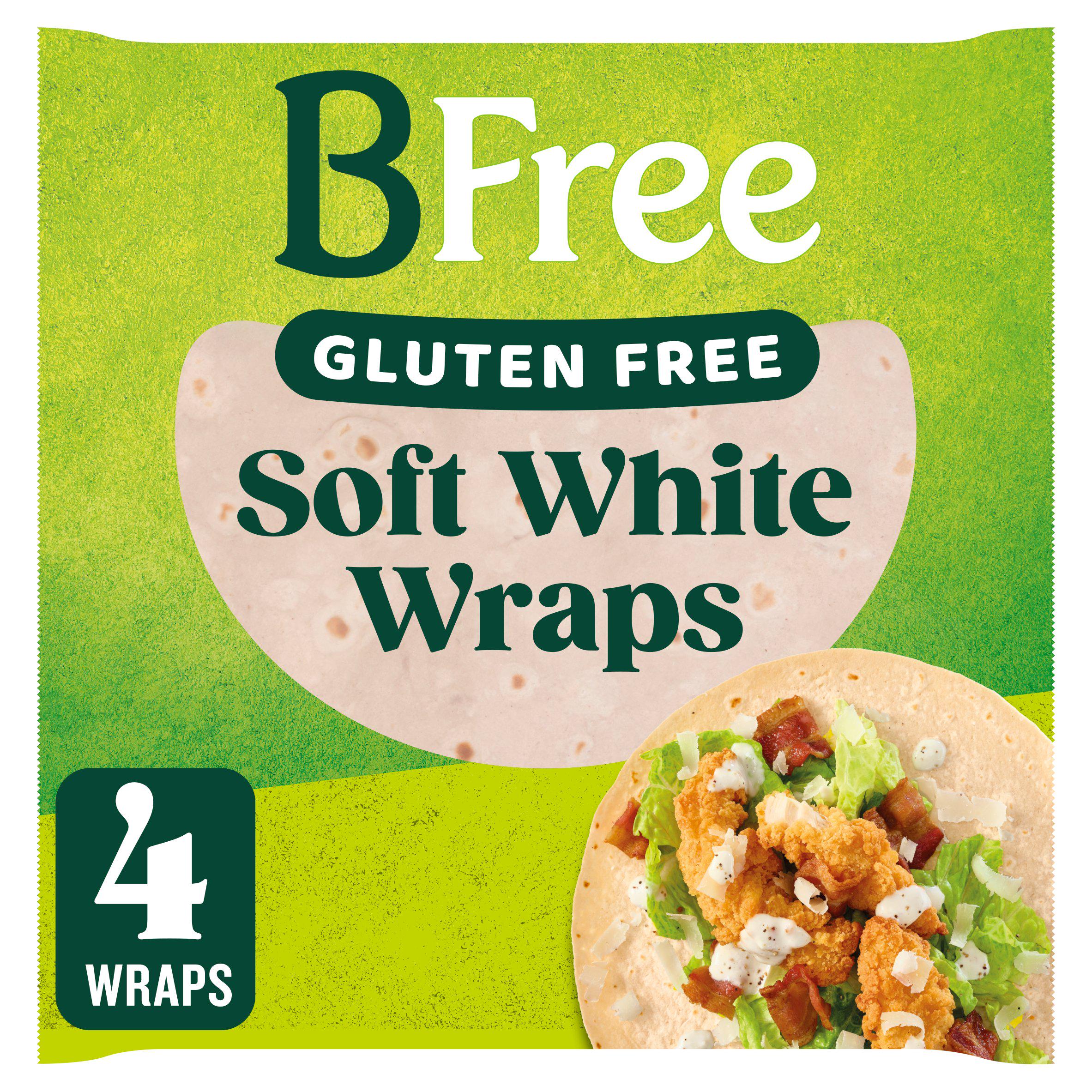 BFree Gluten Free Soft White Wraps x4