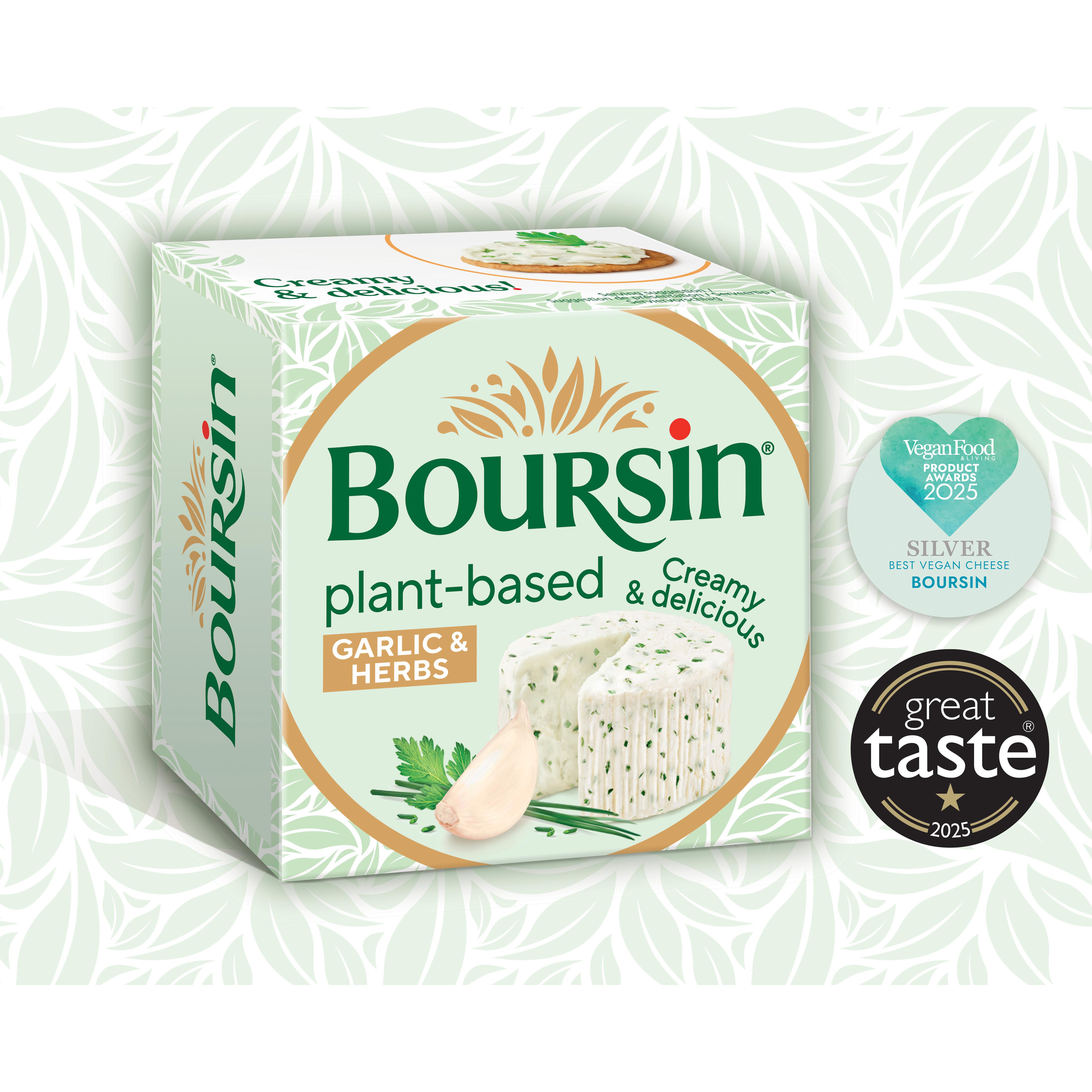 Boursin 150g Garlic & Herbs Vegan Alternative to Cheese thumbnail 2