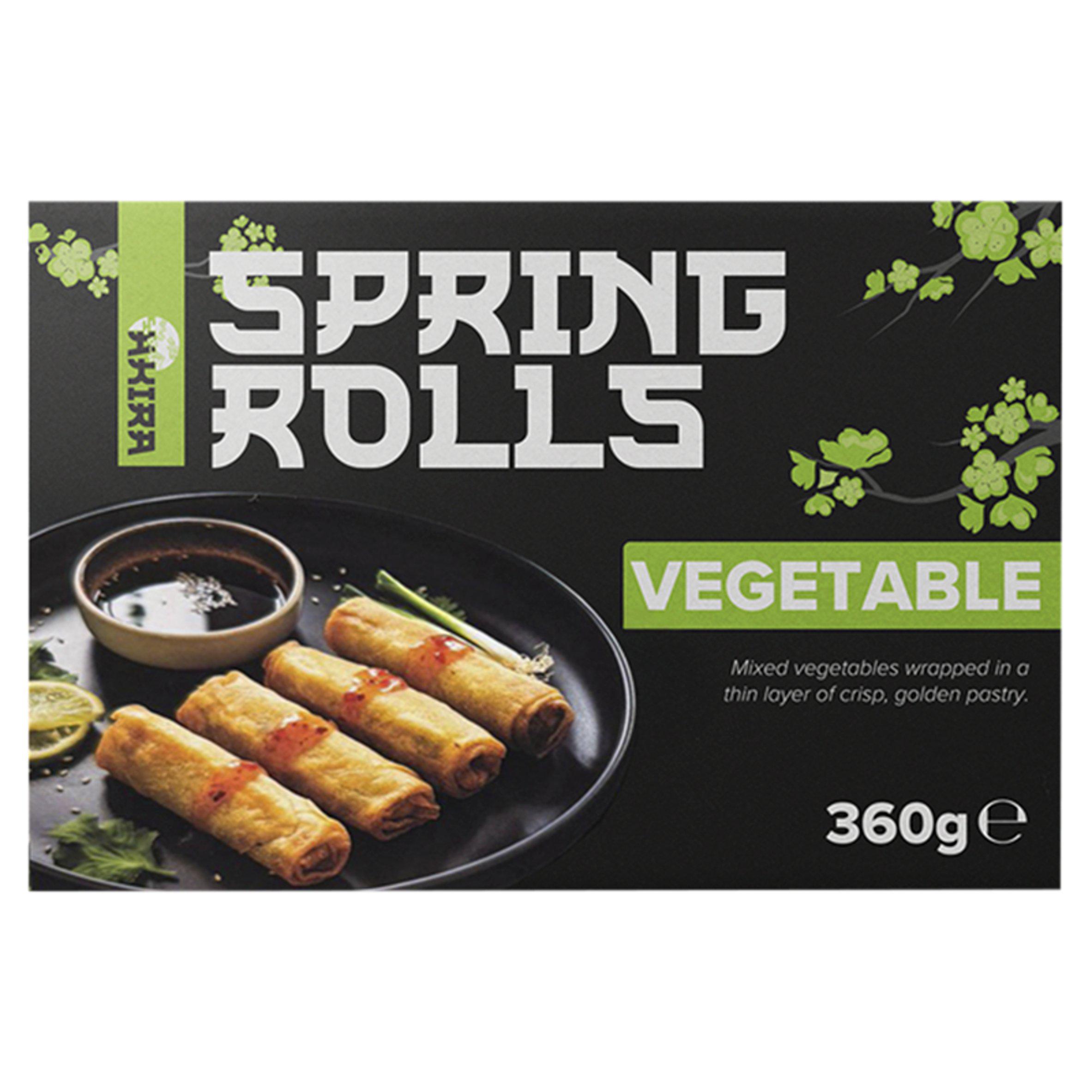 Akira Vegetable Spring Rolls 360g