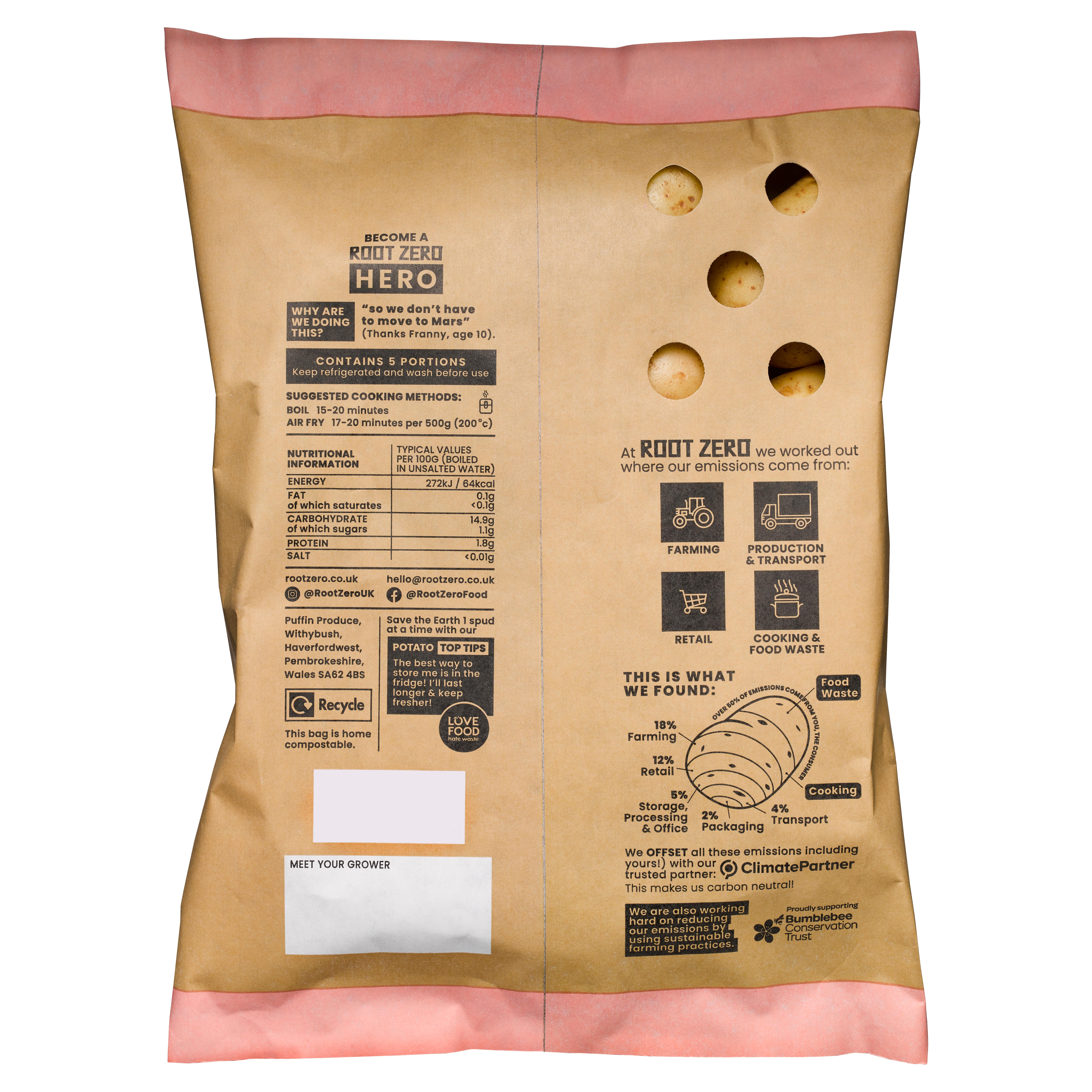 Root Zero Baby Potatoes 750g thumbnail 4
