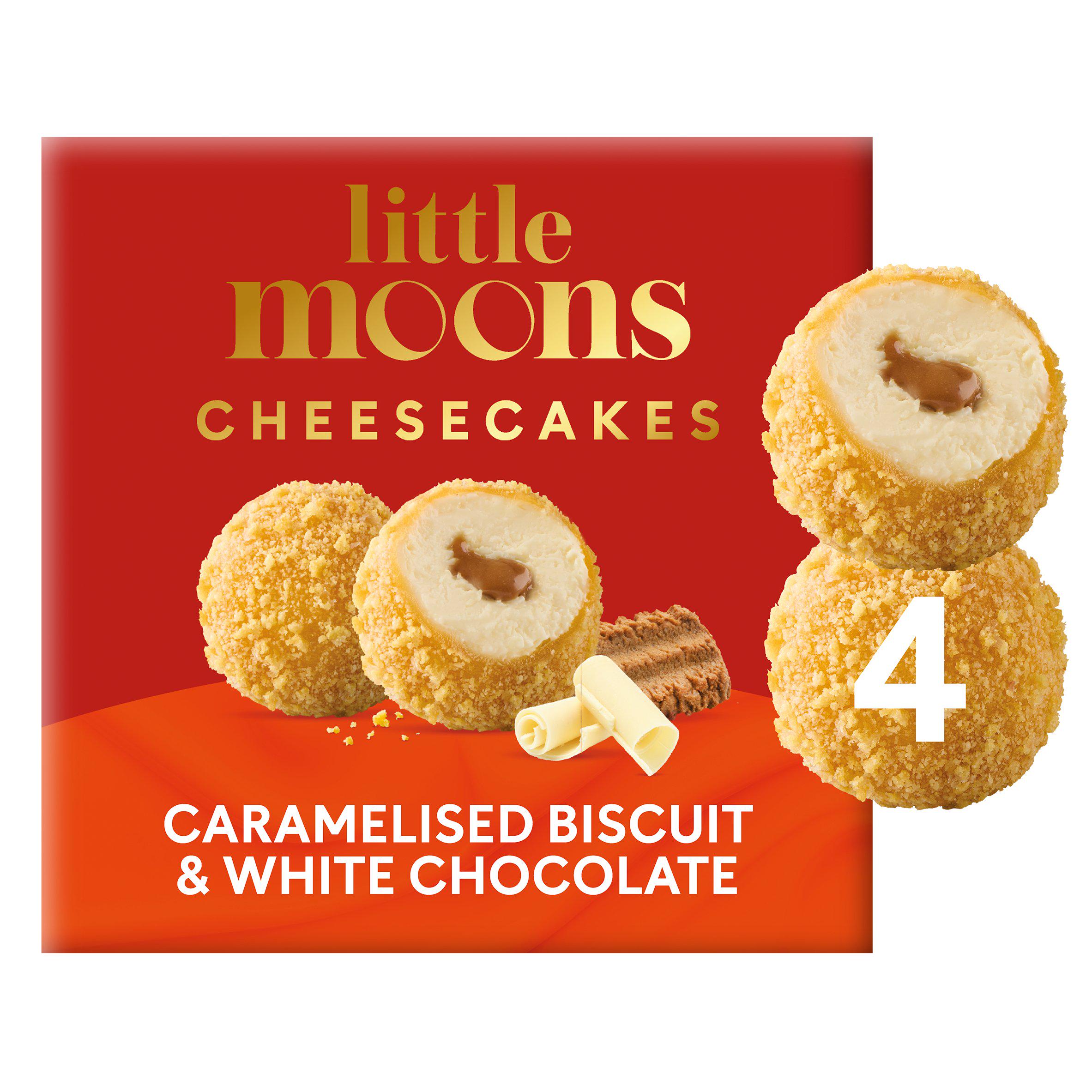 Little Moons Caramelised Biscuit & White Chocolate Mochi Cheesecakes