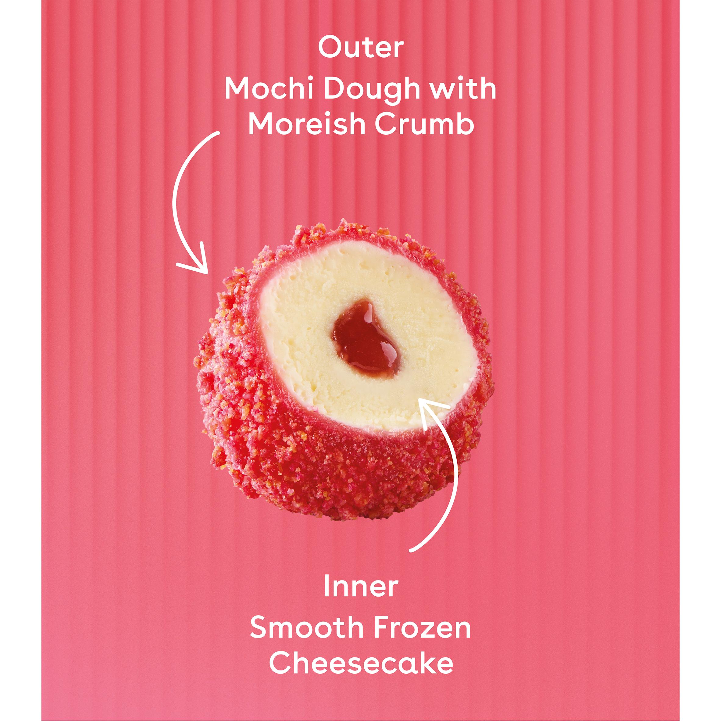 Little Moons Strawberry & Mascarpone Cheesecakes 4x30g thumbnail 2