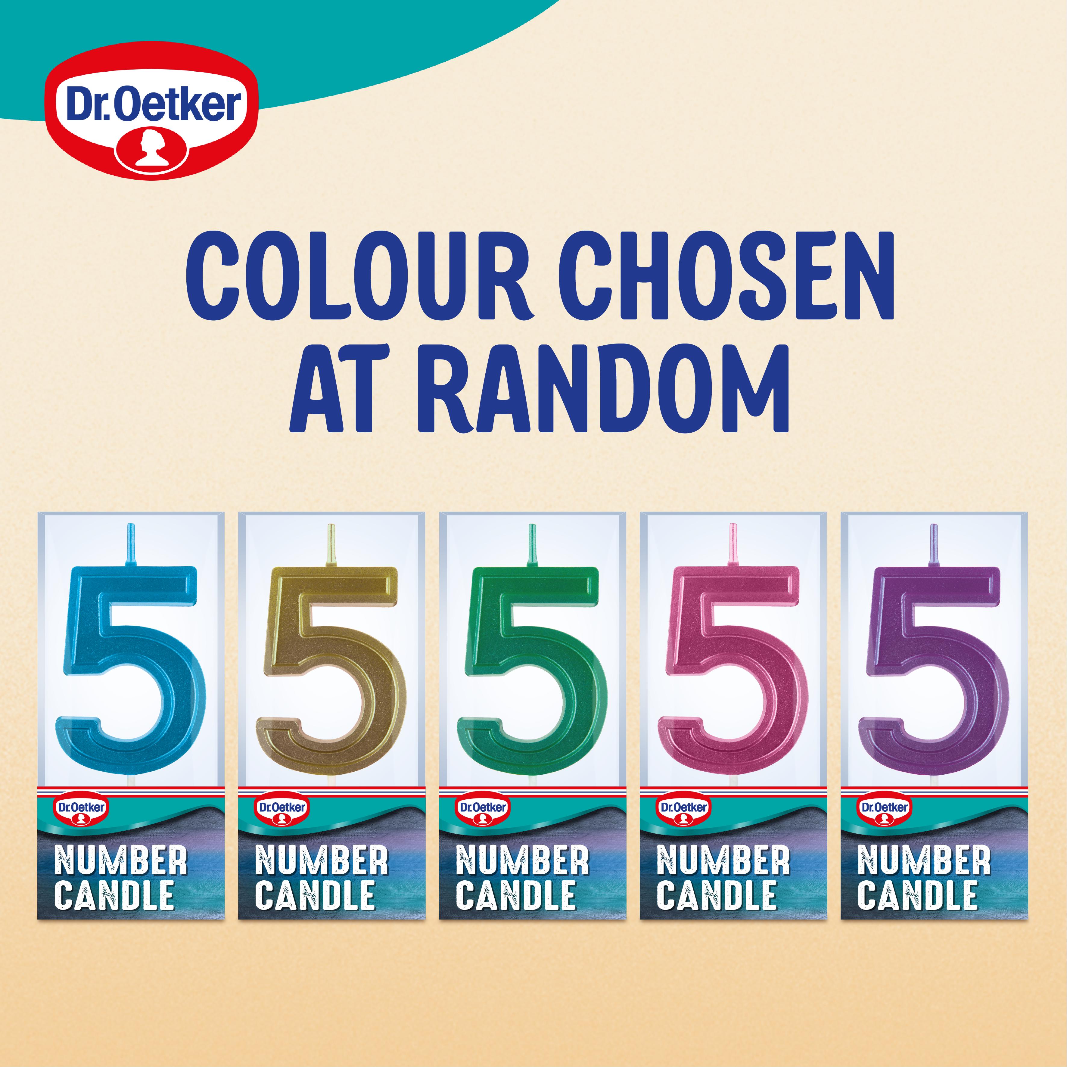 Dr. Oetker Number 5 Candle thumbnail 2
