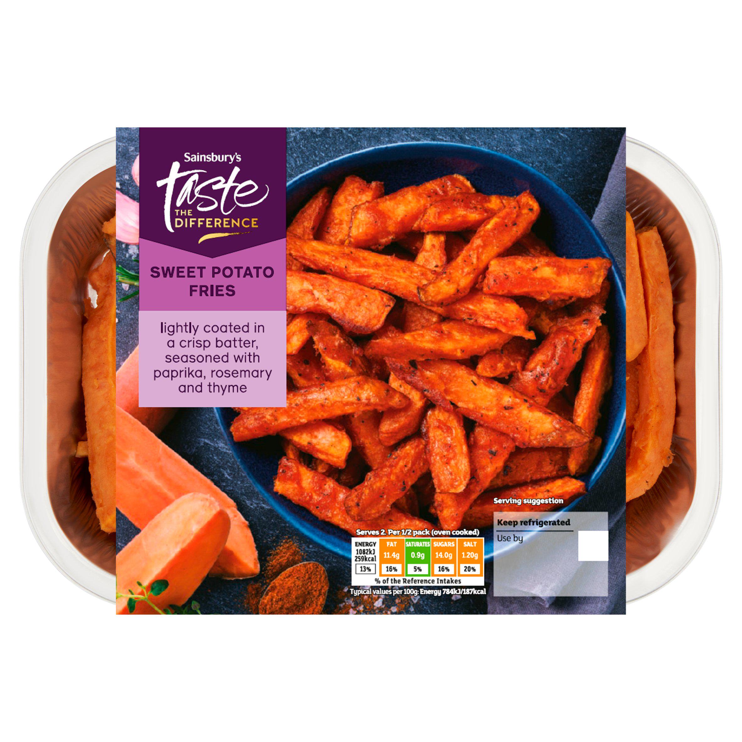 Sainsbury's Sweet Potato Fries, Taste the Difference 300g