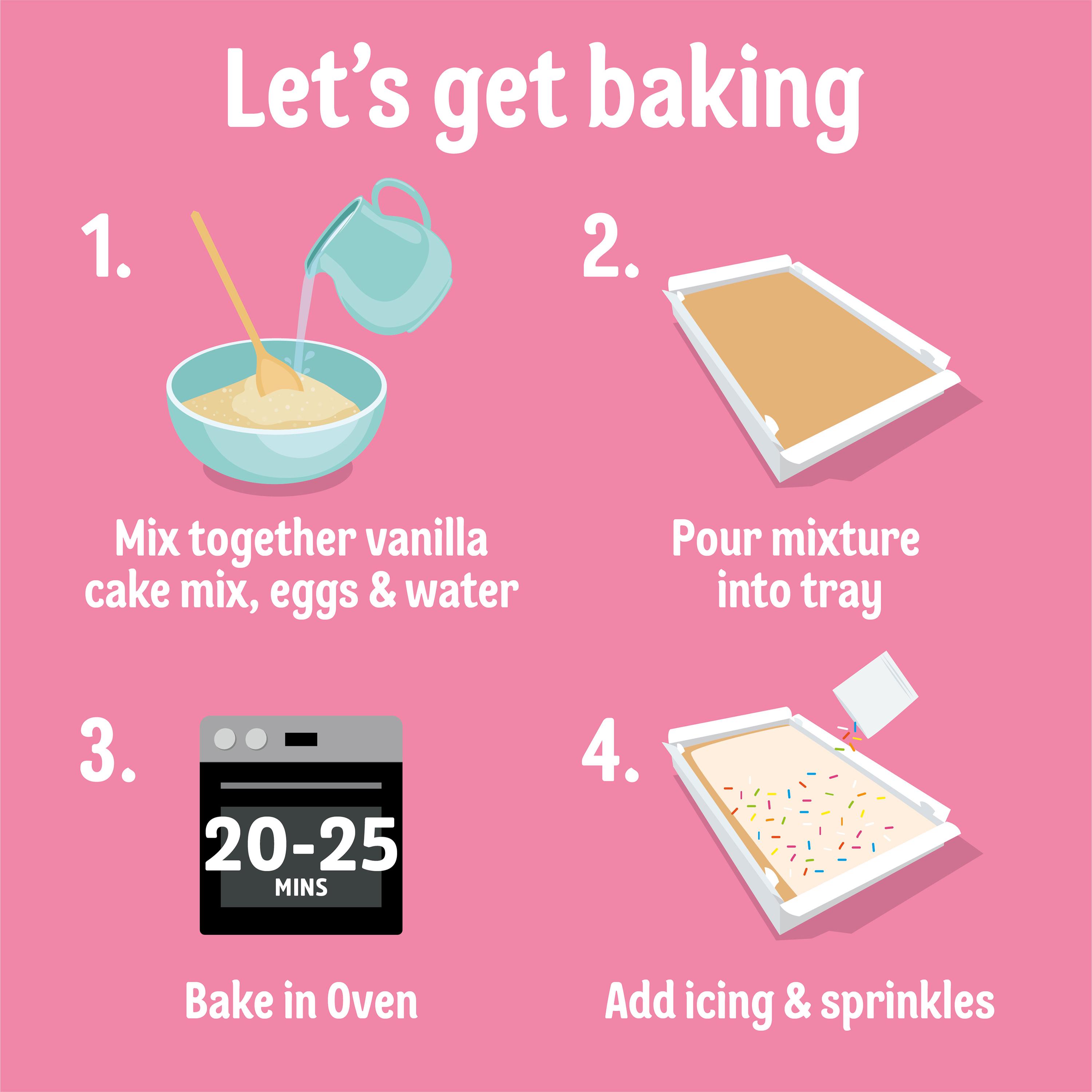 Dr. Oetker Old School Cake Mix Vanilla 436g thumbnail 5
