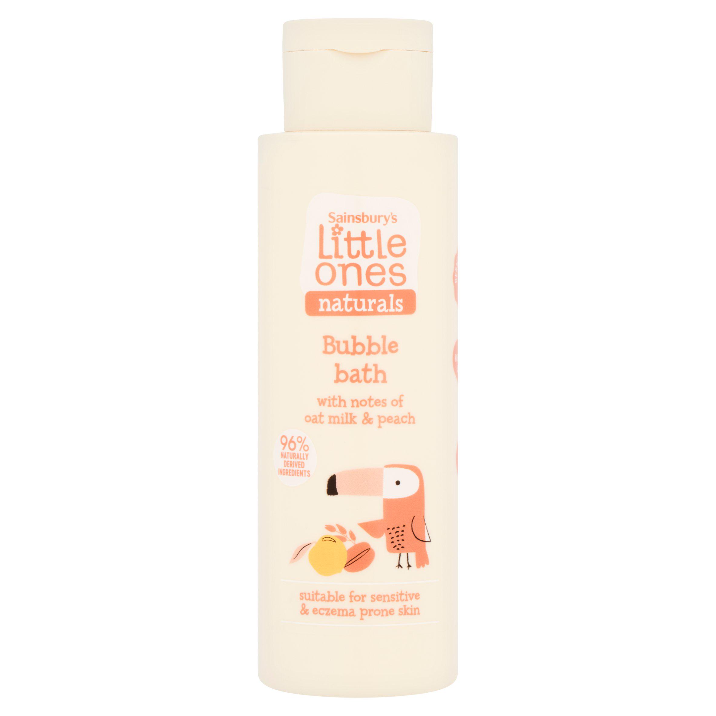 Sainsbury's Little Ones Naturals Bubble Bath with Notes of Oat Milk & Peach 250ml