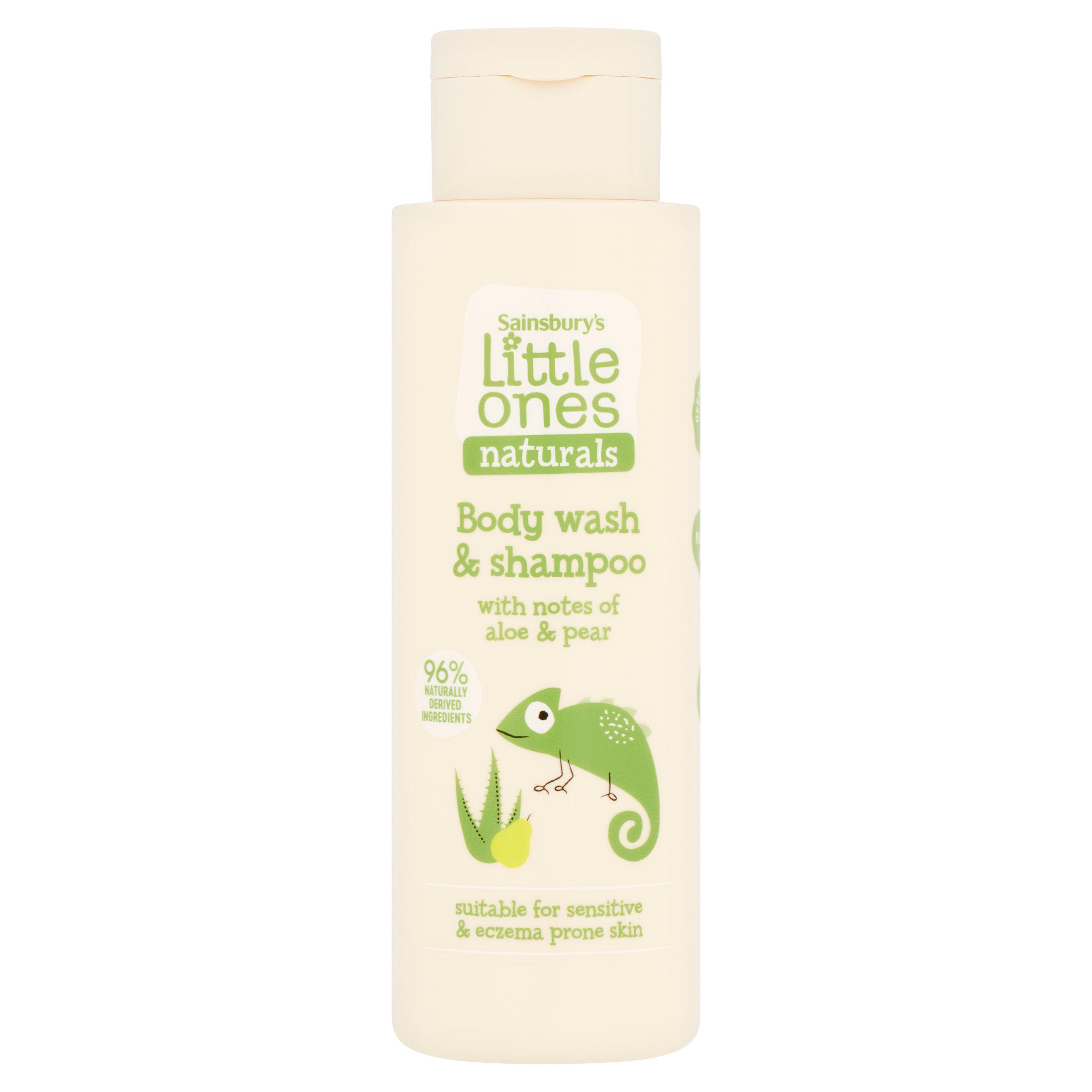 Sainsbury's Little Ones Naturals Body Wash & Shampoo with Notes of Aloe & Pear 250ml
