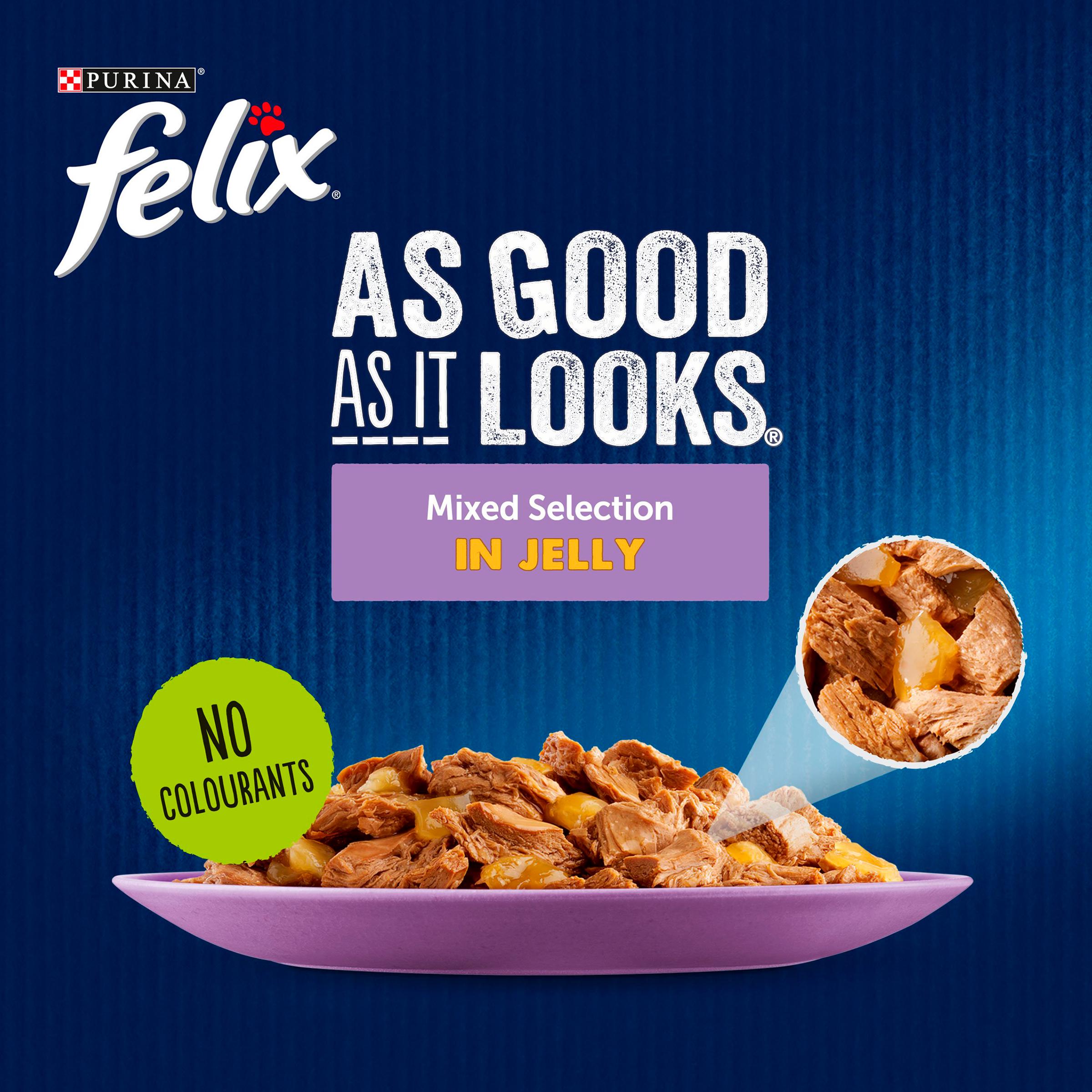Felix As Good As it Looks Favourites Selection Wet Cat Food 40 x 85g thumbnail 2