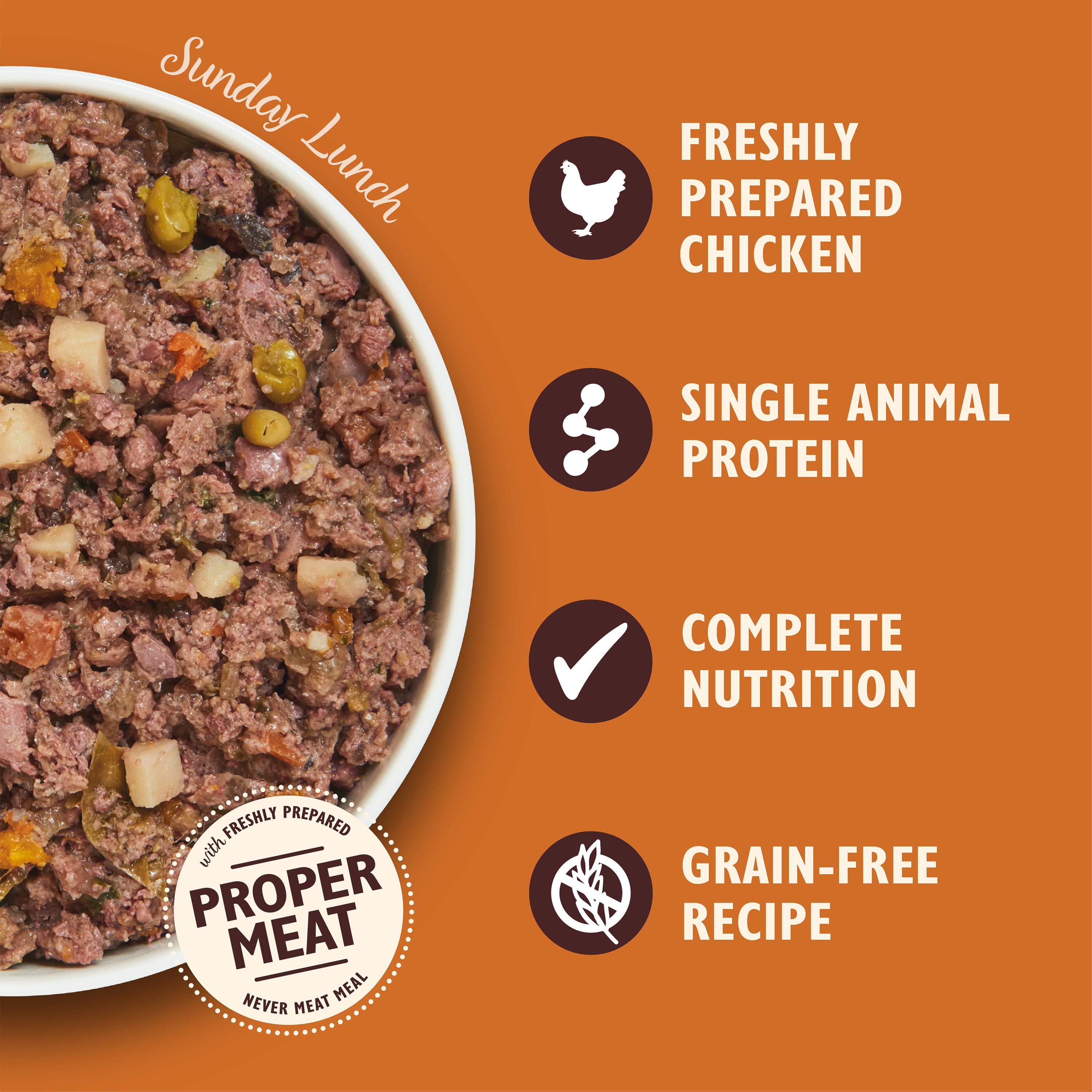 Lily's Kitchen Sunday Lunch Adult Wet Dog Food 150g thumbnail 3