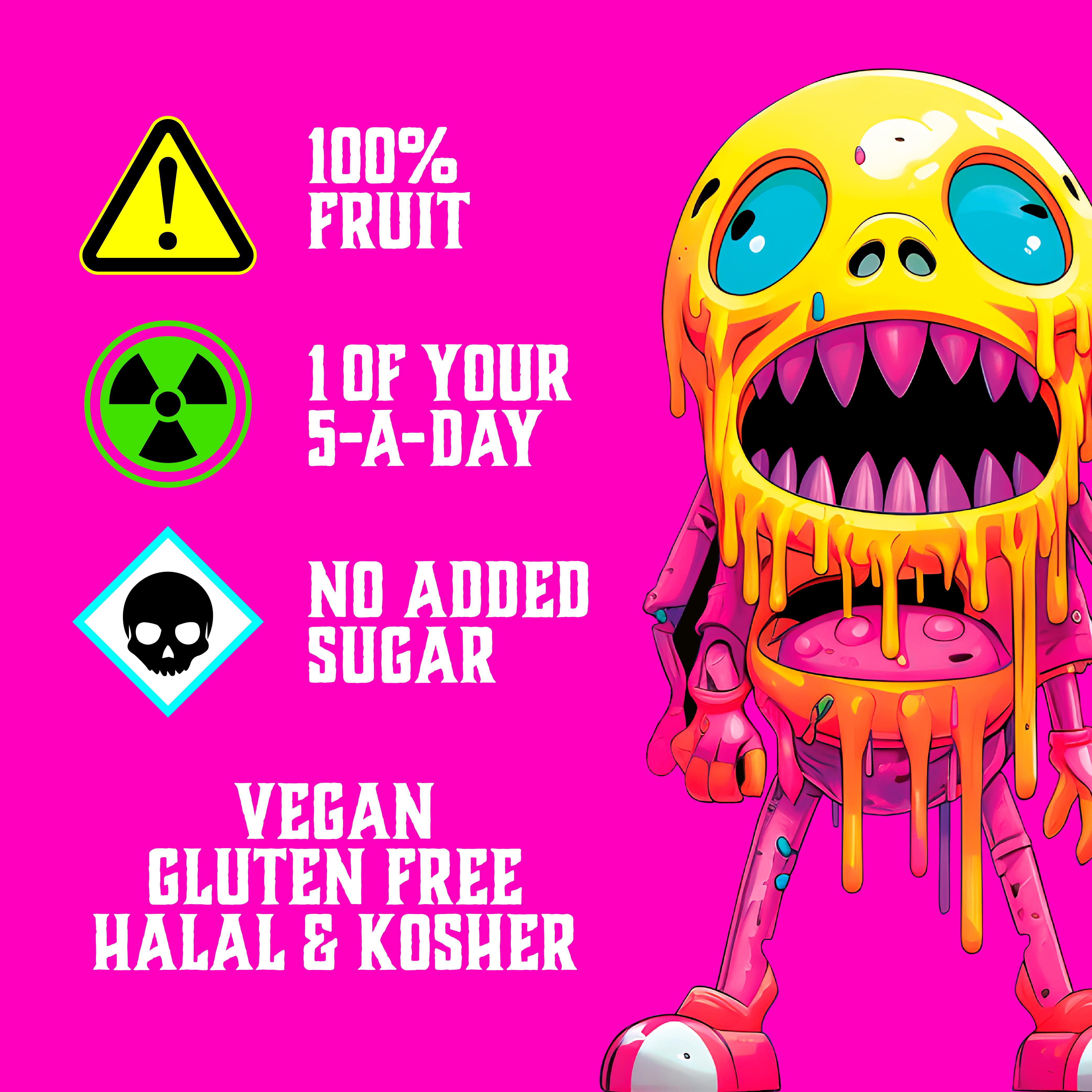 Zombie Variety Pack Fruit Leatherz Bars 4 x 25g thumbnail 3
