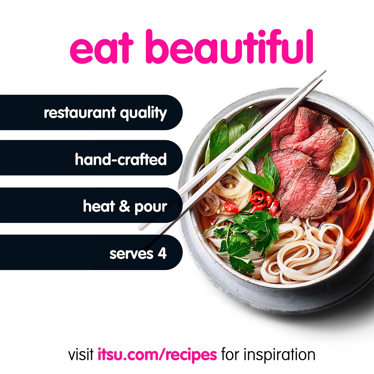itsu Beef Pho Broth for Noodles 1L thumbnail 2