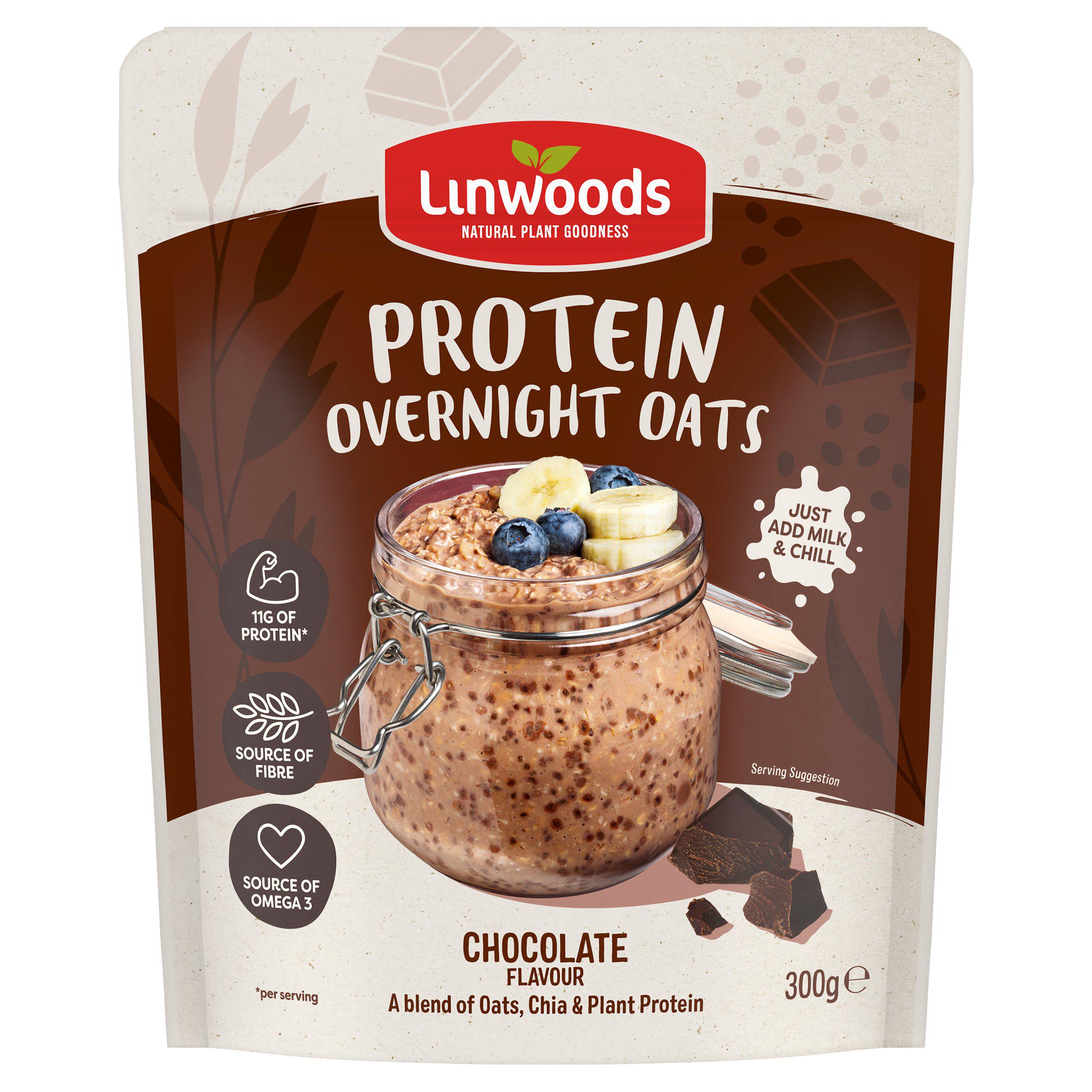 Linwoods Overnight Oats Chocolate Protein