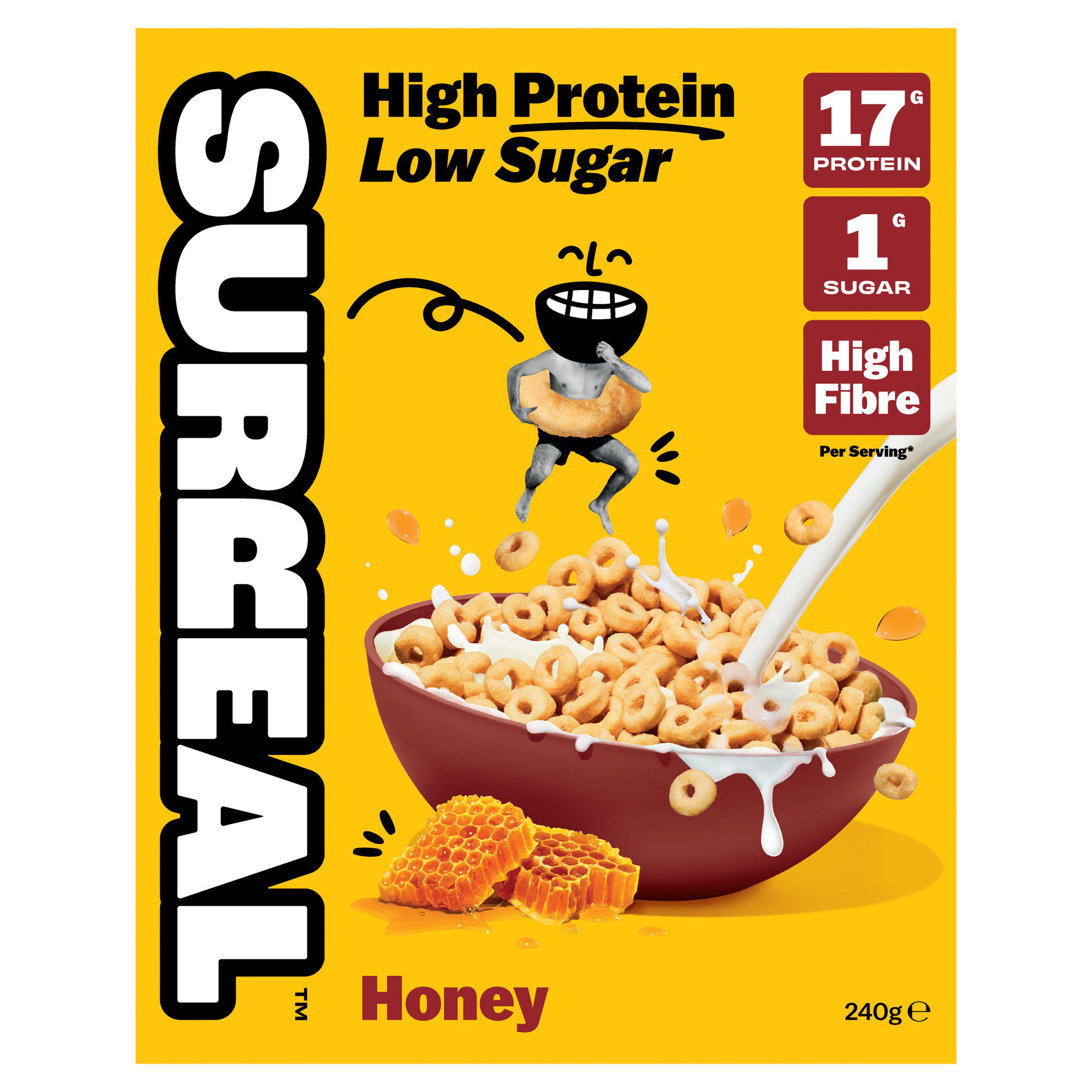Surreal Honey Crunch High Protein Cereal 240g