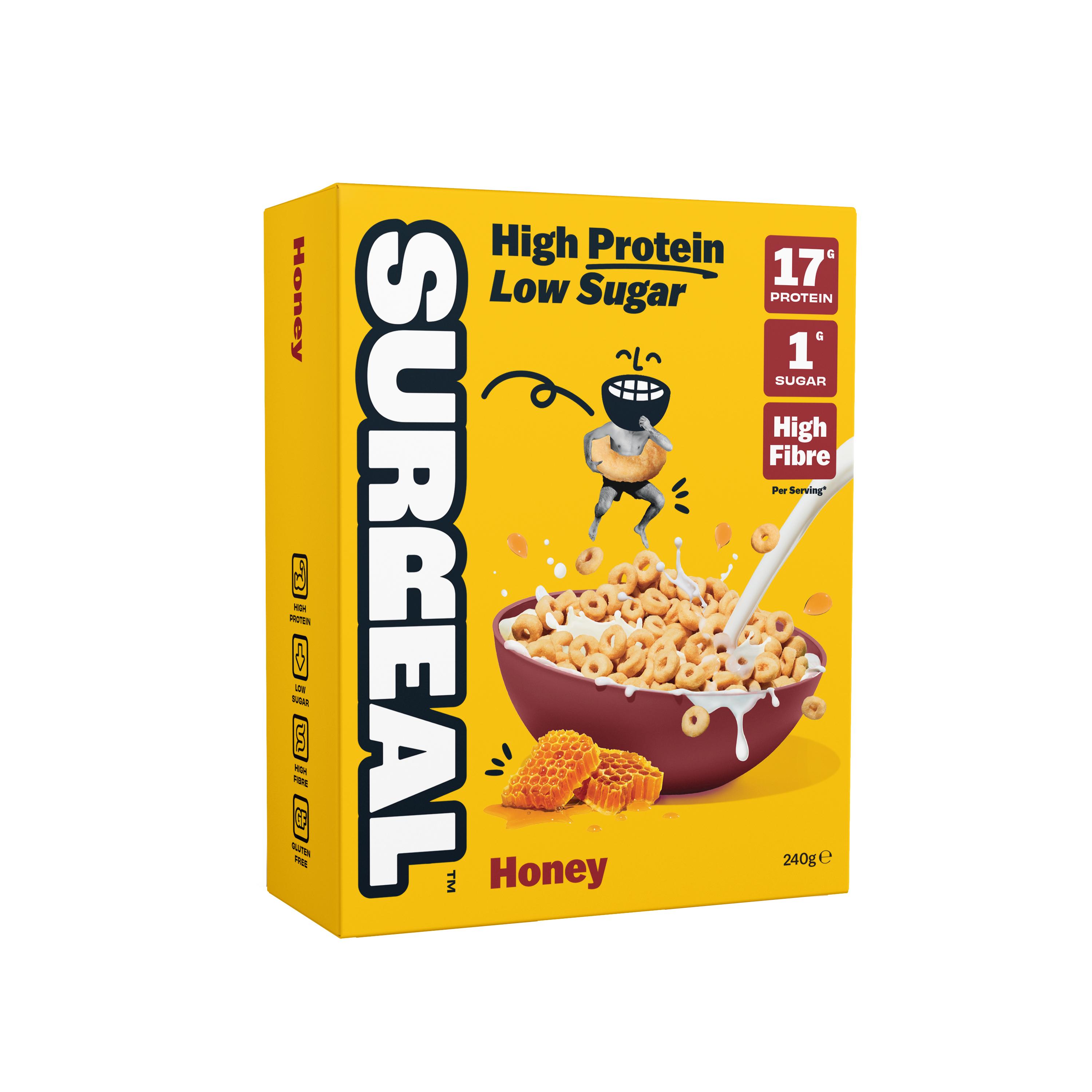 Surreal Honey Crunch High Protein Cereal 240g thumbnail 5