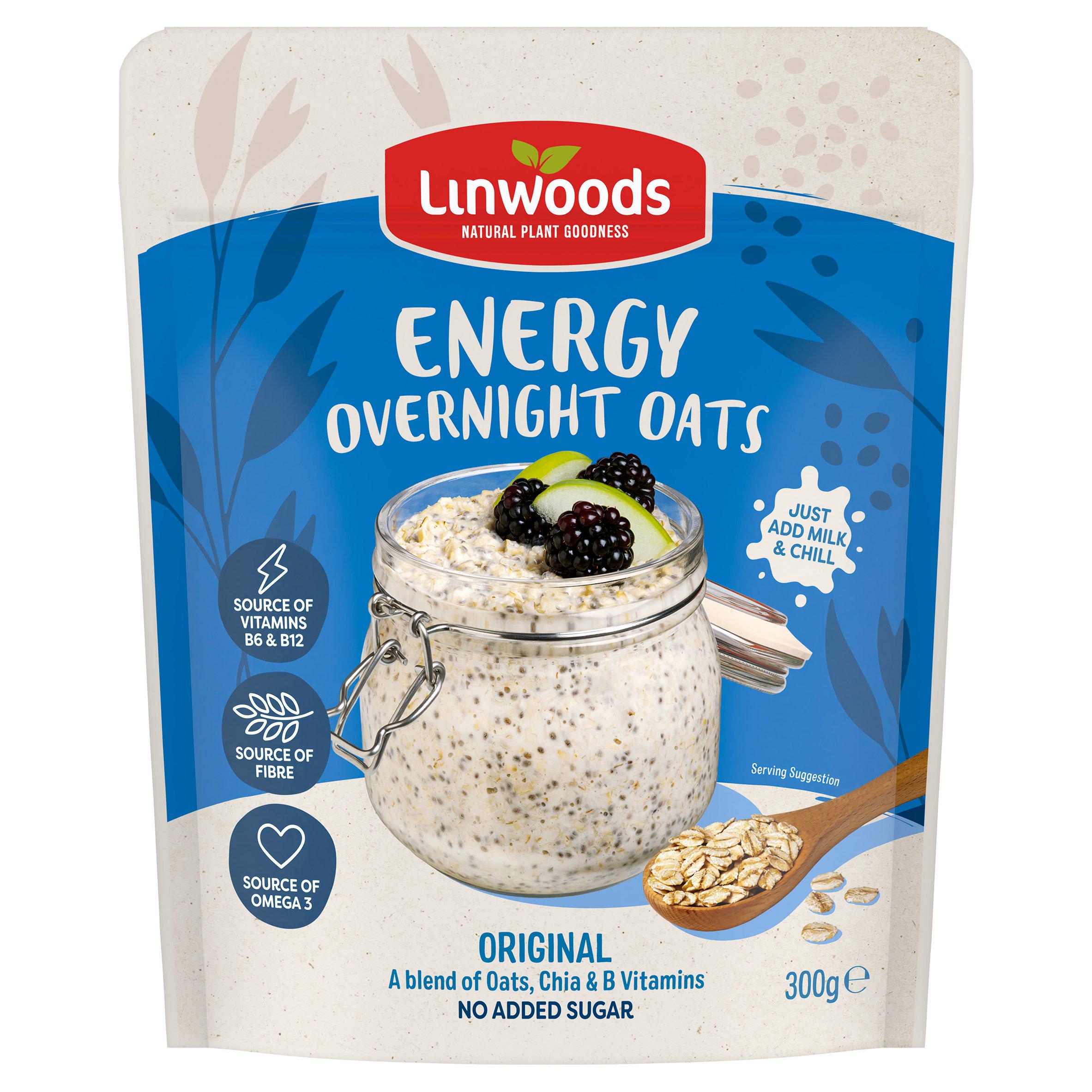 Linwoods Overnight Oats Original Energy