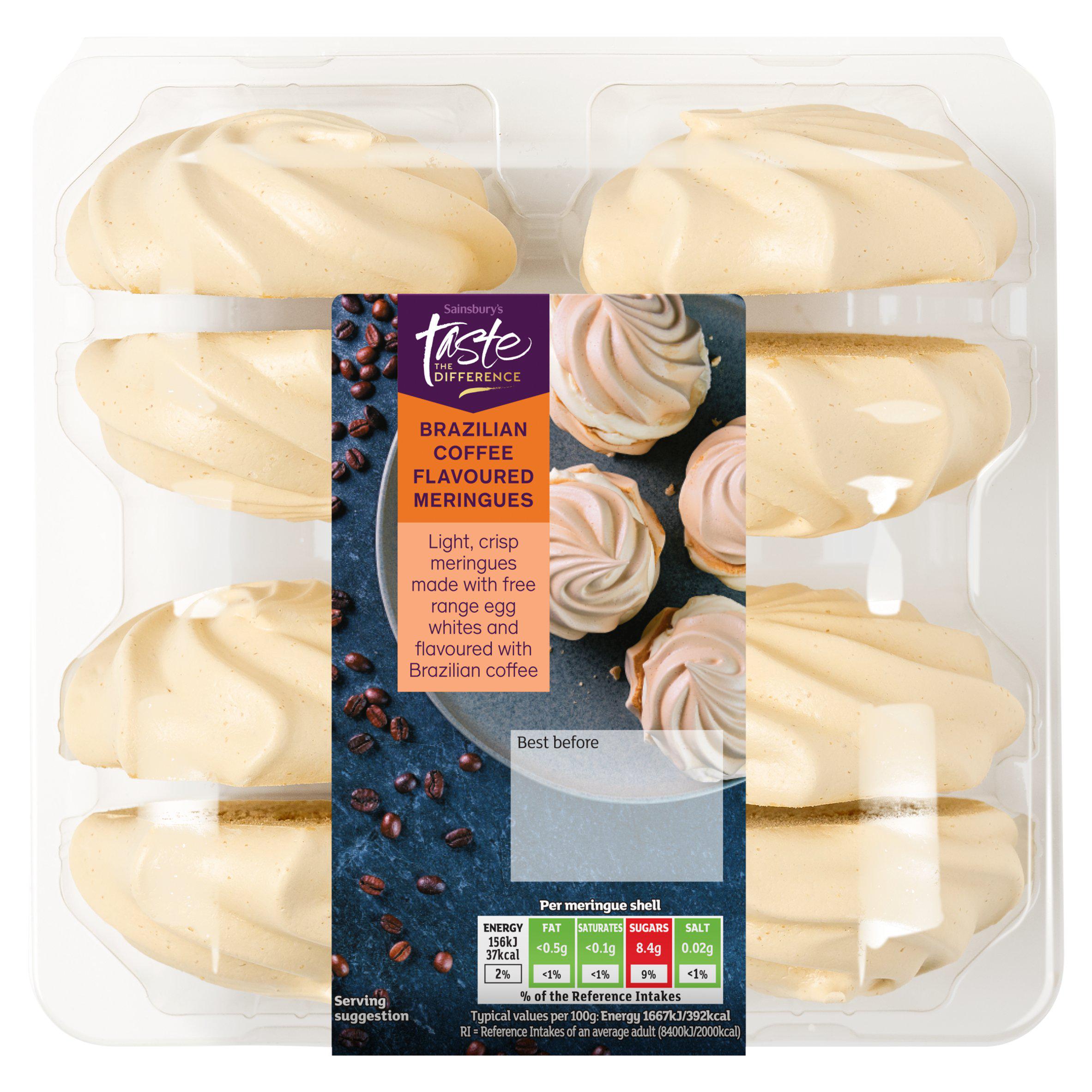 Sainsbury's Brazilian Coffee Flavoured Meringues, Taste the Difference