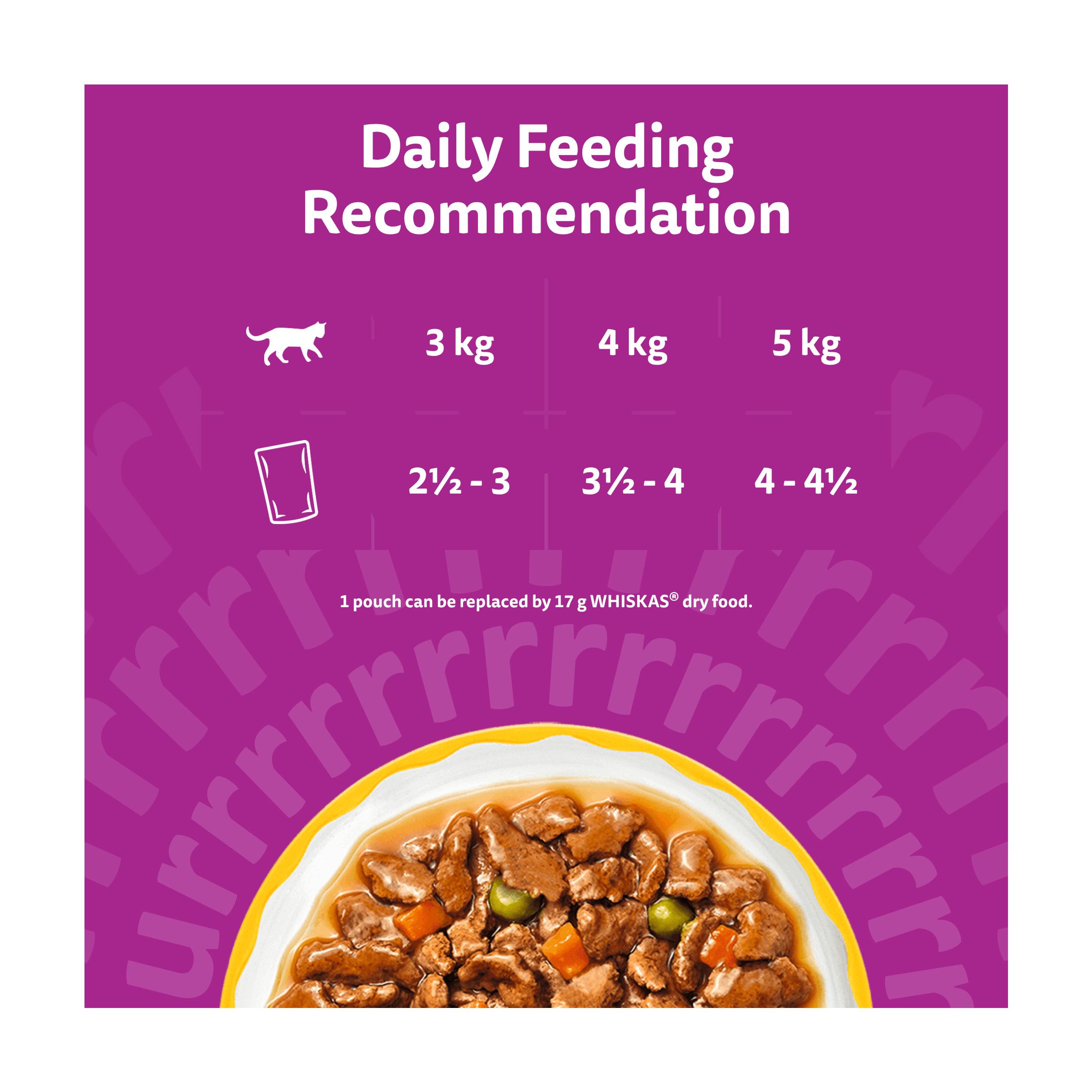 Whiskas 1+ Aromatic Purrfect Poultry Selection Wet Cat Food Pouches 12 x 85g thumbnail 4