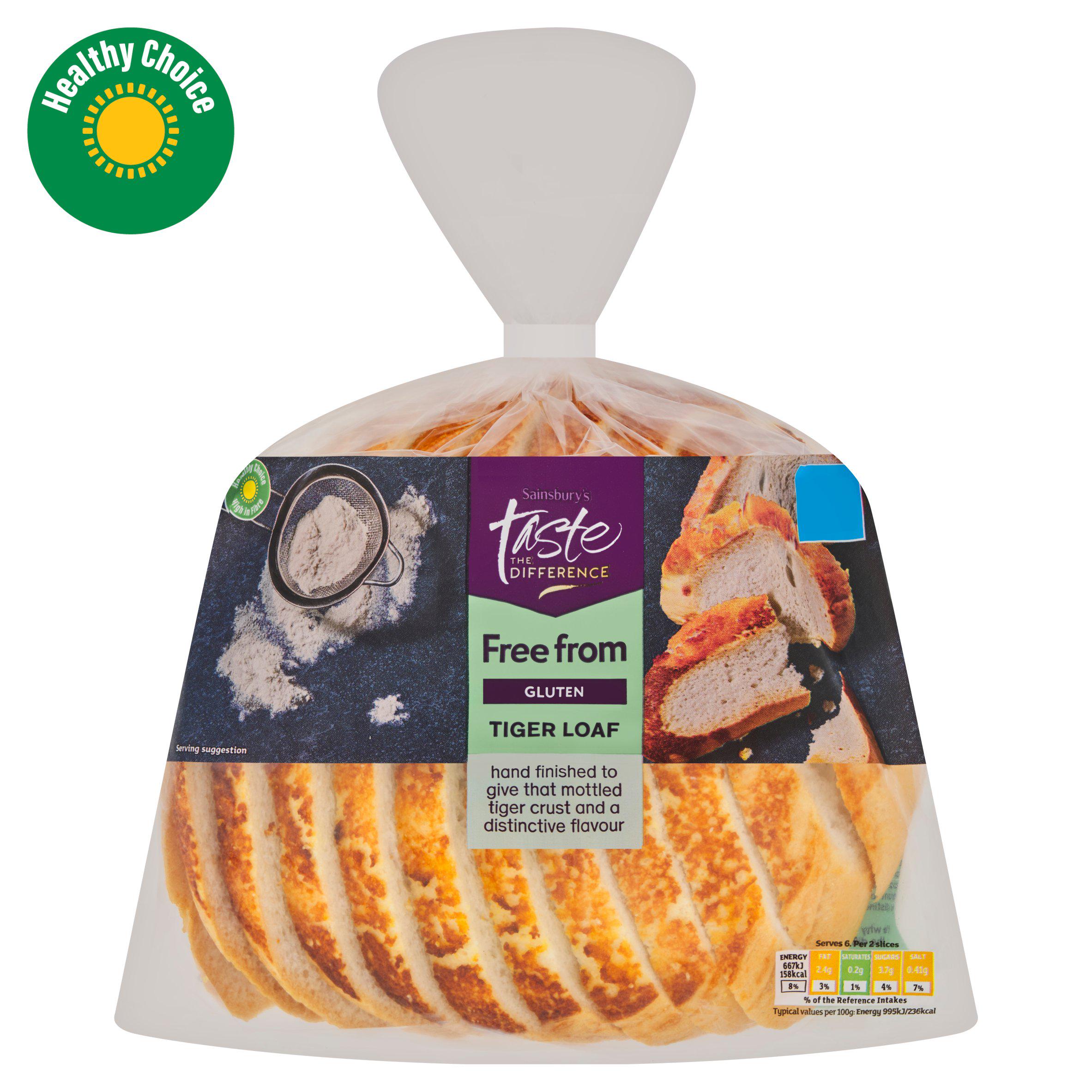 Sainsbury's Free From Gluten Tiger Loaf, Taste the Difference 400g