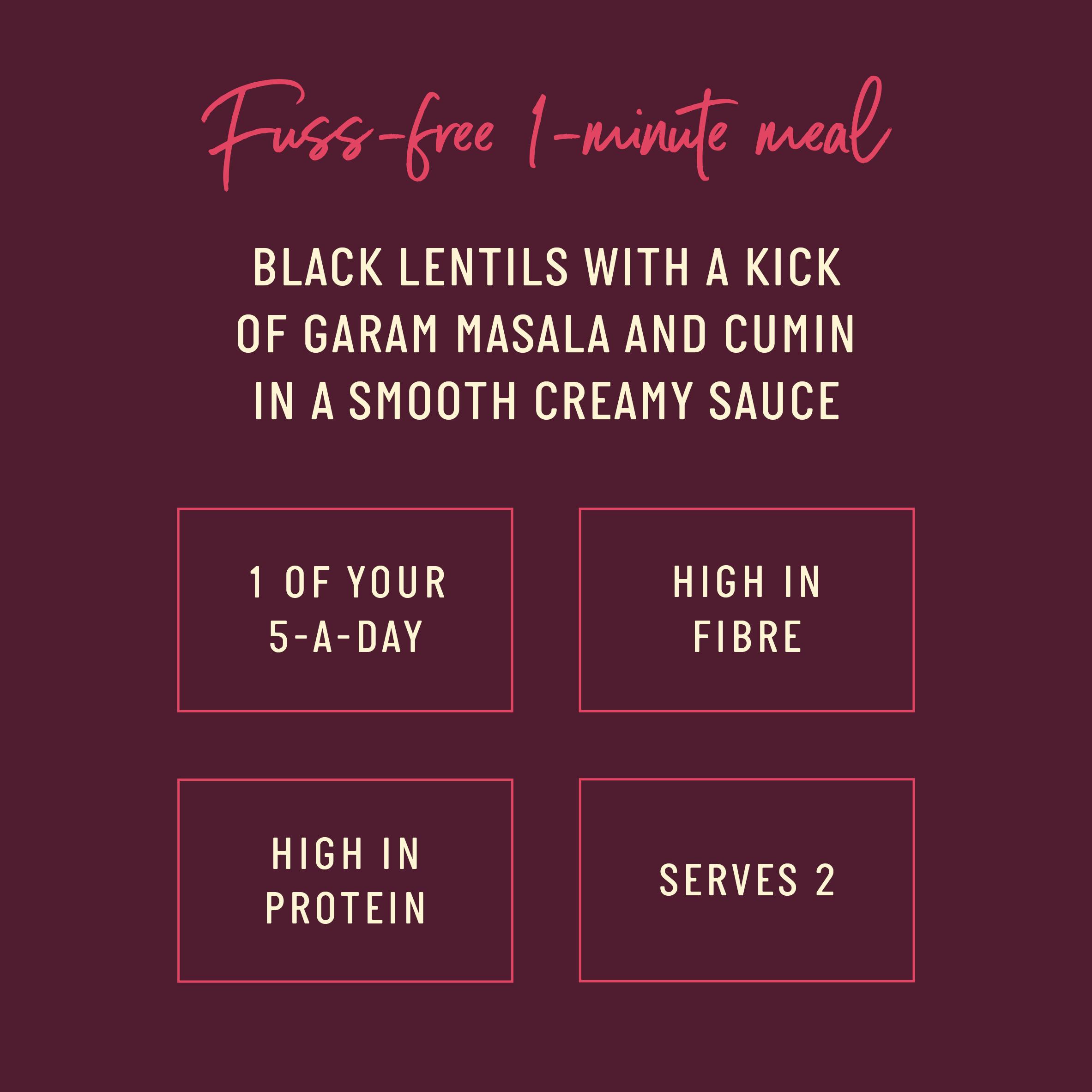 Jamie Oliver Dreamy Black Daal 250g thumbnail 3