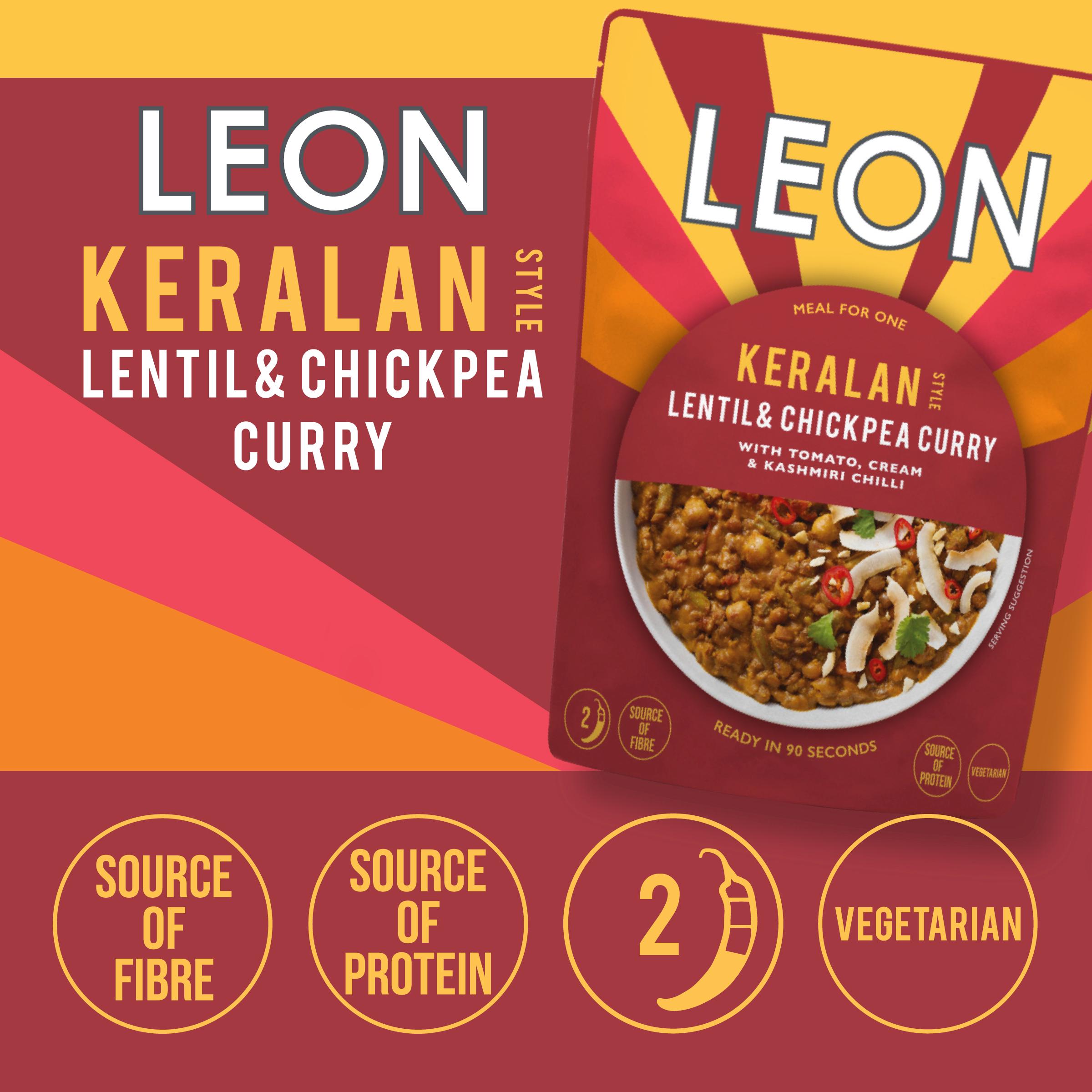 LEON Keralan Style Lentil & Chickpea Curry 250g thumbnail 2