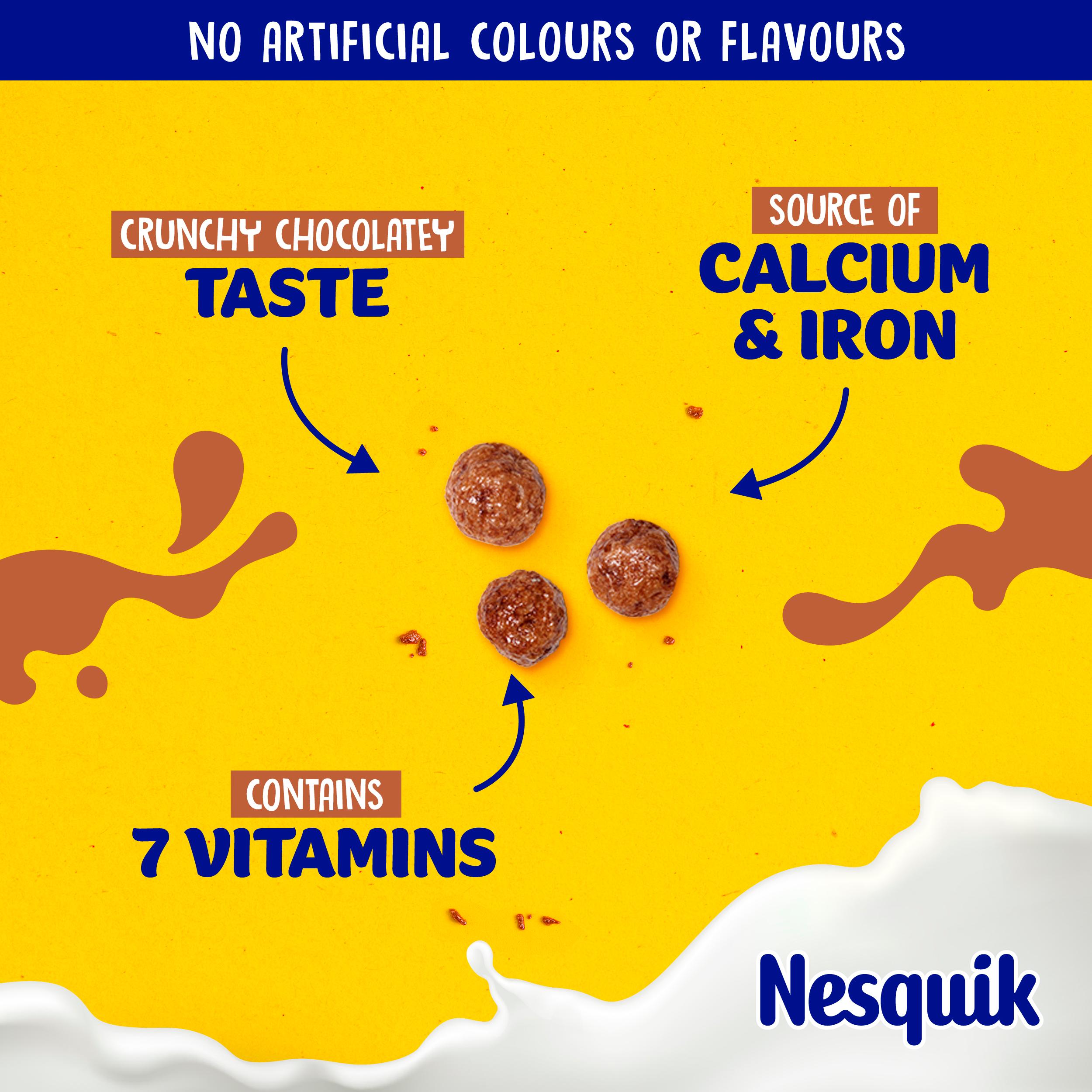 Nestle Nesquik Chocolate Minis Cereal 300g thumbnail 3