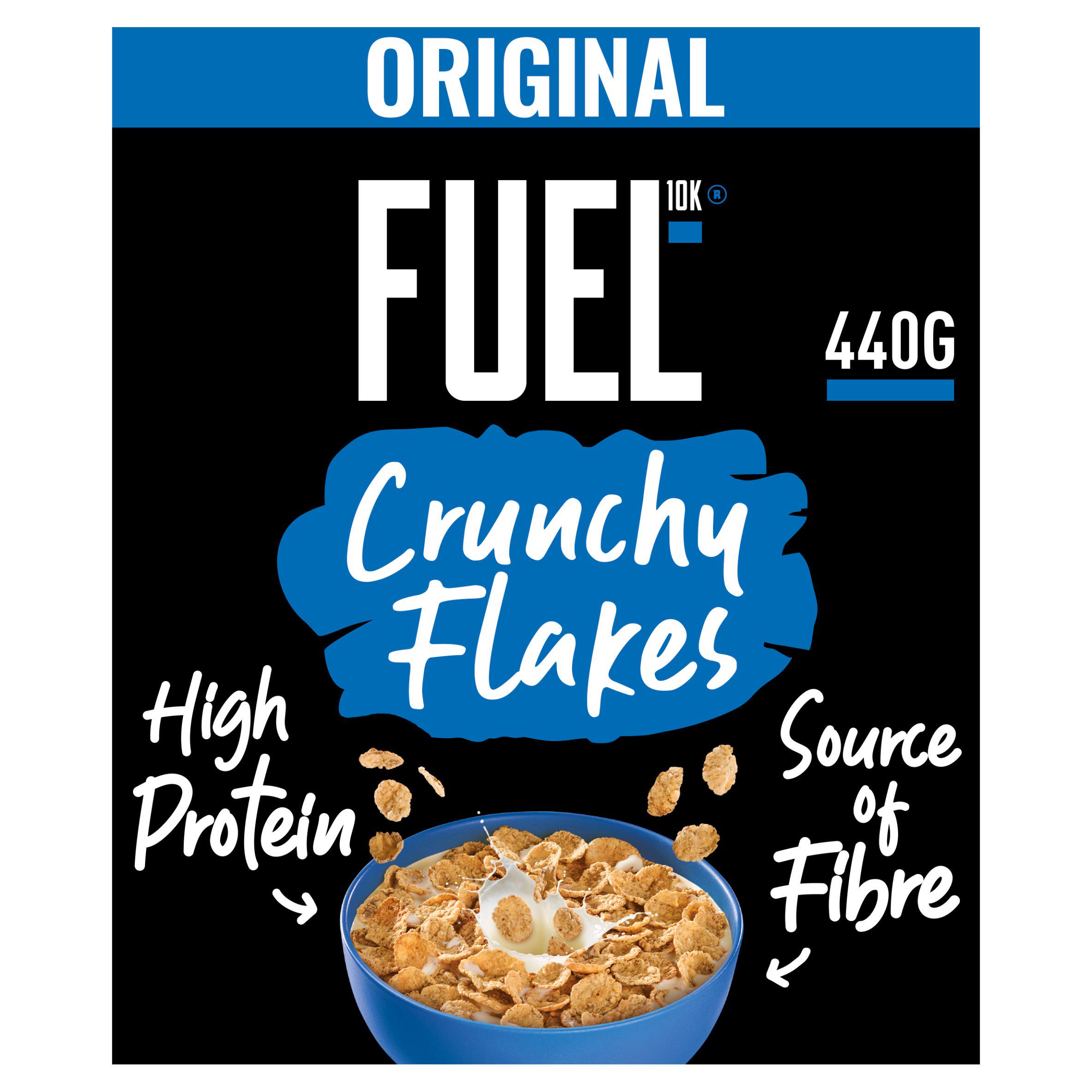 FUEL10K Original Crunchy Flakes High Protein Breakfast Cereal