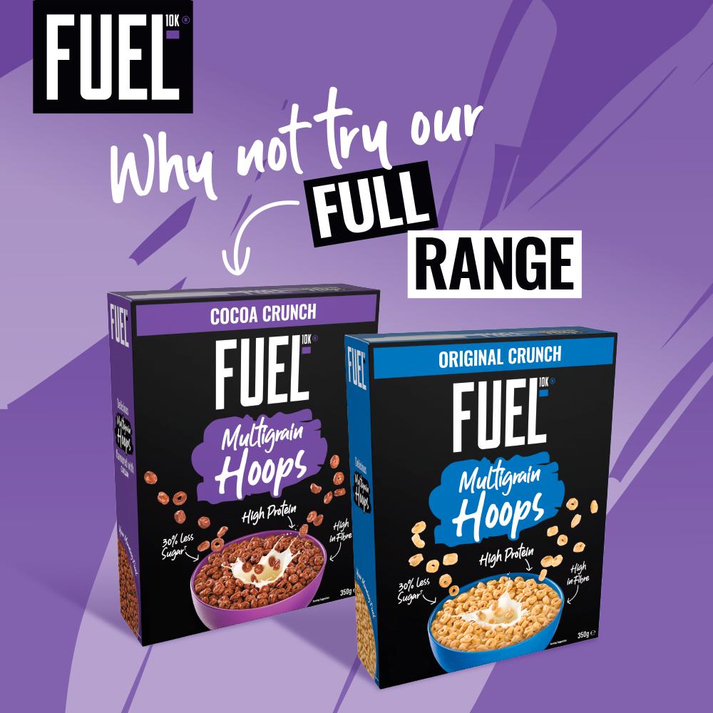 FUEL10K Original Multigrain Hoops High Protein Breakfast Cereal 350g thumbnail 6