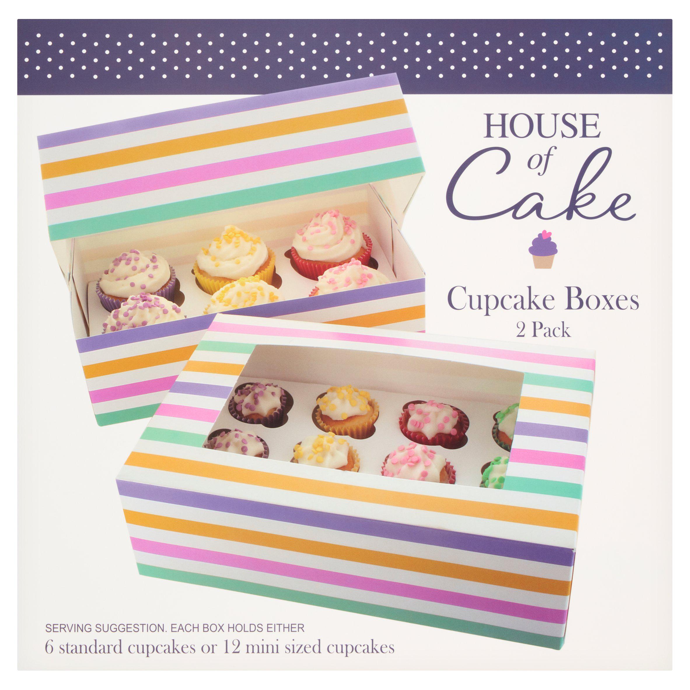 House of Cake Cupcake Boxes x2
